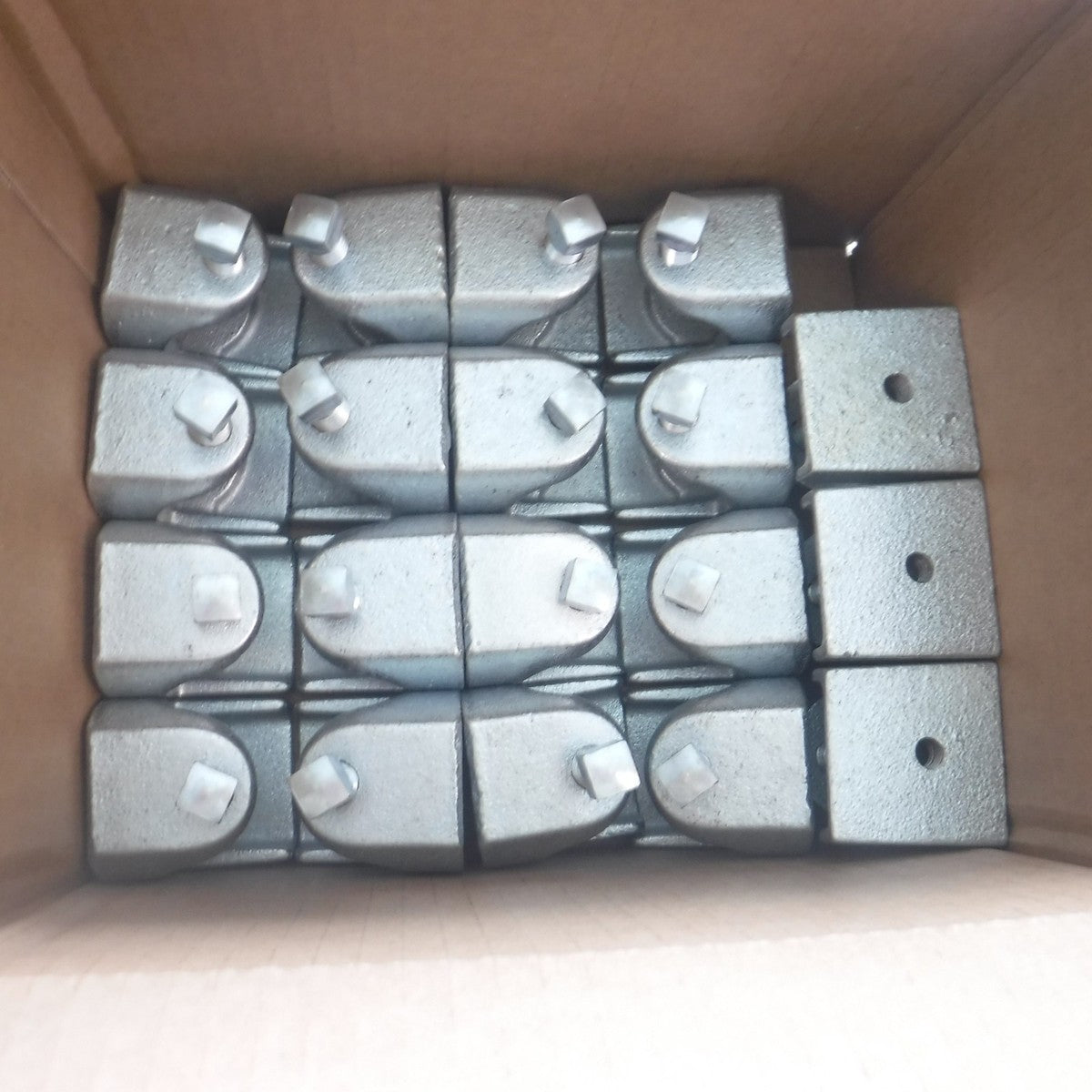 19 Pack Steel City 3/8-16 Malleable Iron Beam Clamp W/1" Opening  502