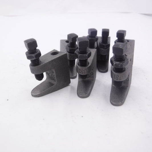 7 Pack  Caddy Universal Beam Clamp 3/4" Rod x 3/4" Thick Flange 300
