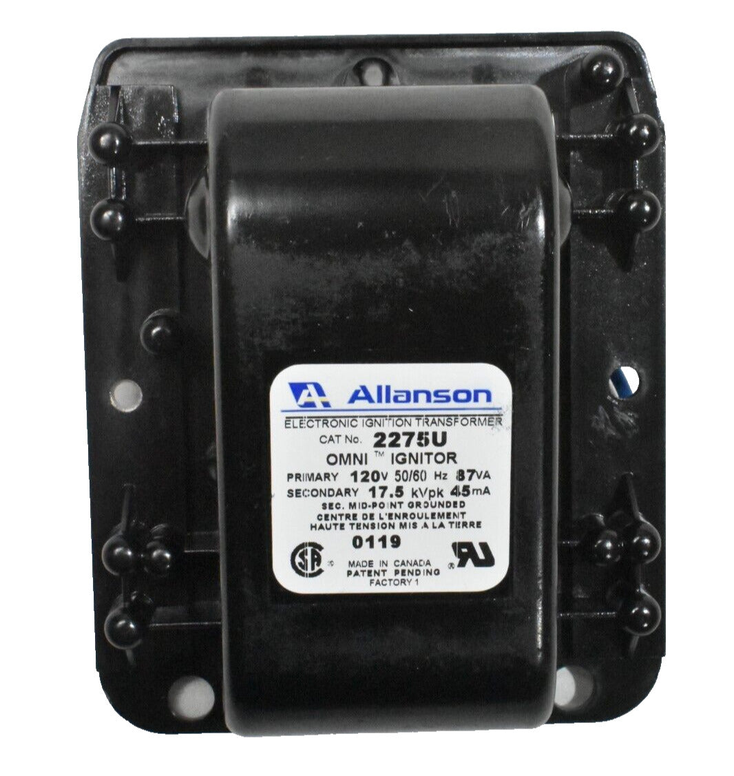 Allanson 2275U Omni Ignitor Electronic Ignition Transformer 120V NOS