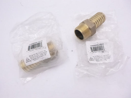 2 Pack Merrill 1" No Lead Bronze Light Duty Male Adapters