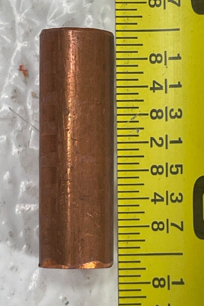 Copper Sleeve 1-1/16" Long x 11/32" OD x 1/4" ID (Lot of 30)