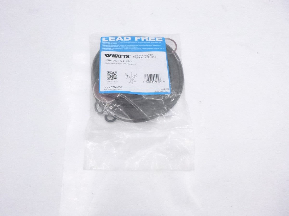 Watts LFRK 009-RV 2 1/2-3 Relief Valve Rubber Parts Repair Kit
