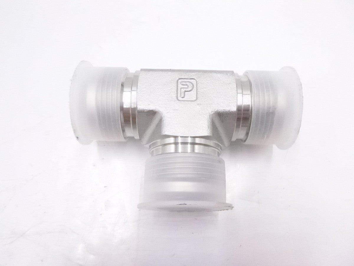 Parker 16 JTX-SS Triple-Lok  Union Tee 1" 37° Flare 1-5/16"-12