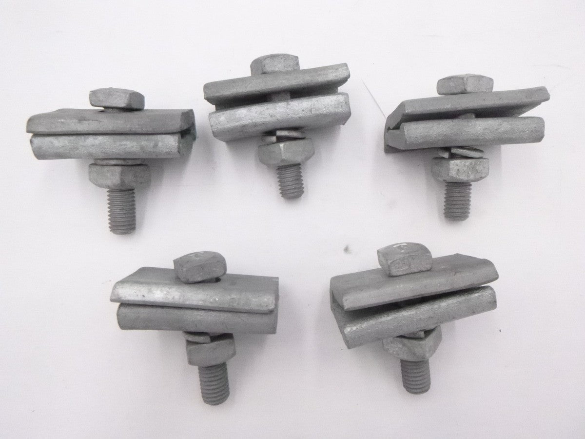 5 Pack One Bolt Straight Suspension Clamps 2-1/2" L 11/16" Hole
