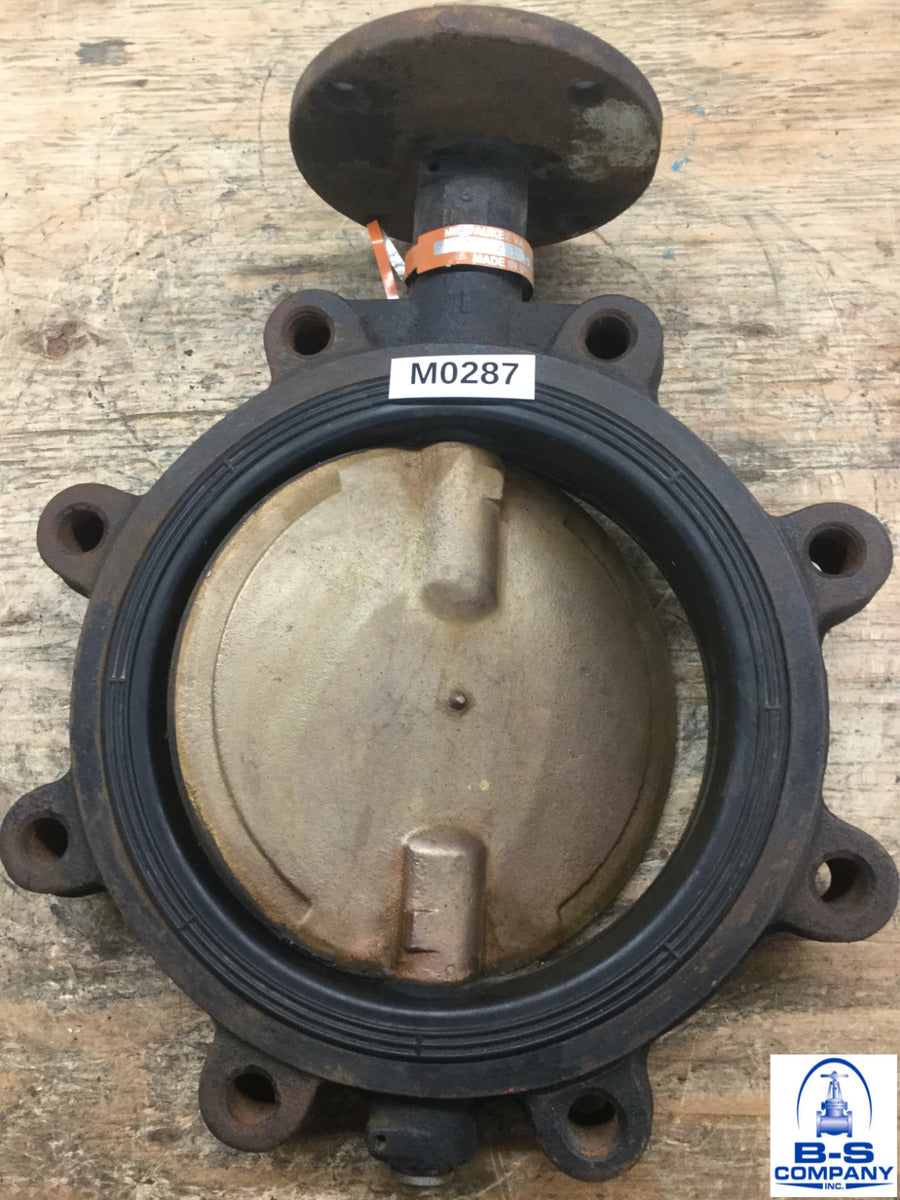 Butterfly Valve 8" 150 Lug Style MILWAUKEE Alum/Brz Disc EPDM Seat