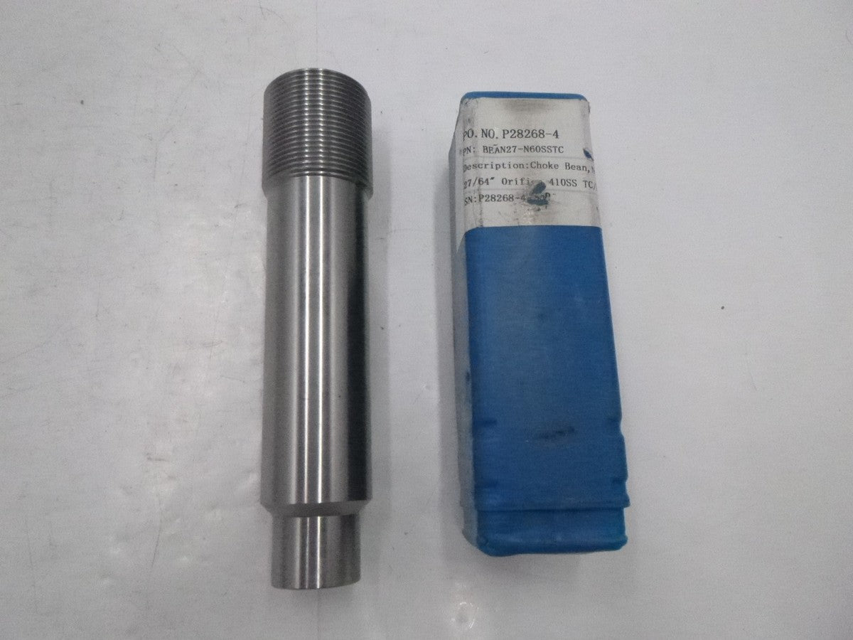 Bean27-N60SSTC Choke Bean N60 Style  27/64" Orifice 410 Stainless Steel TC/FL