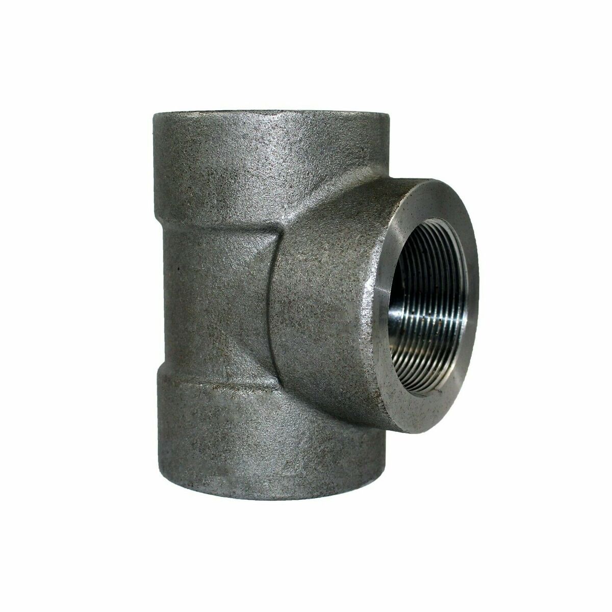 3/4" Class 3000 (3M) Threaded NPT Tee Forged Steel A105 Pipe Fitting (Lot of 3)
