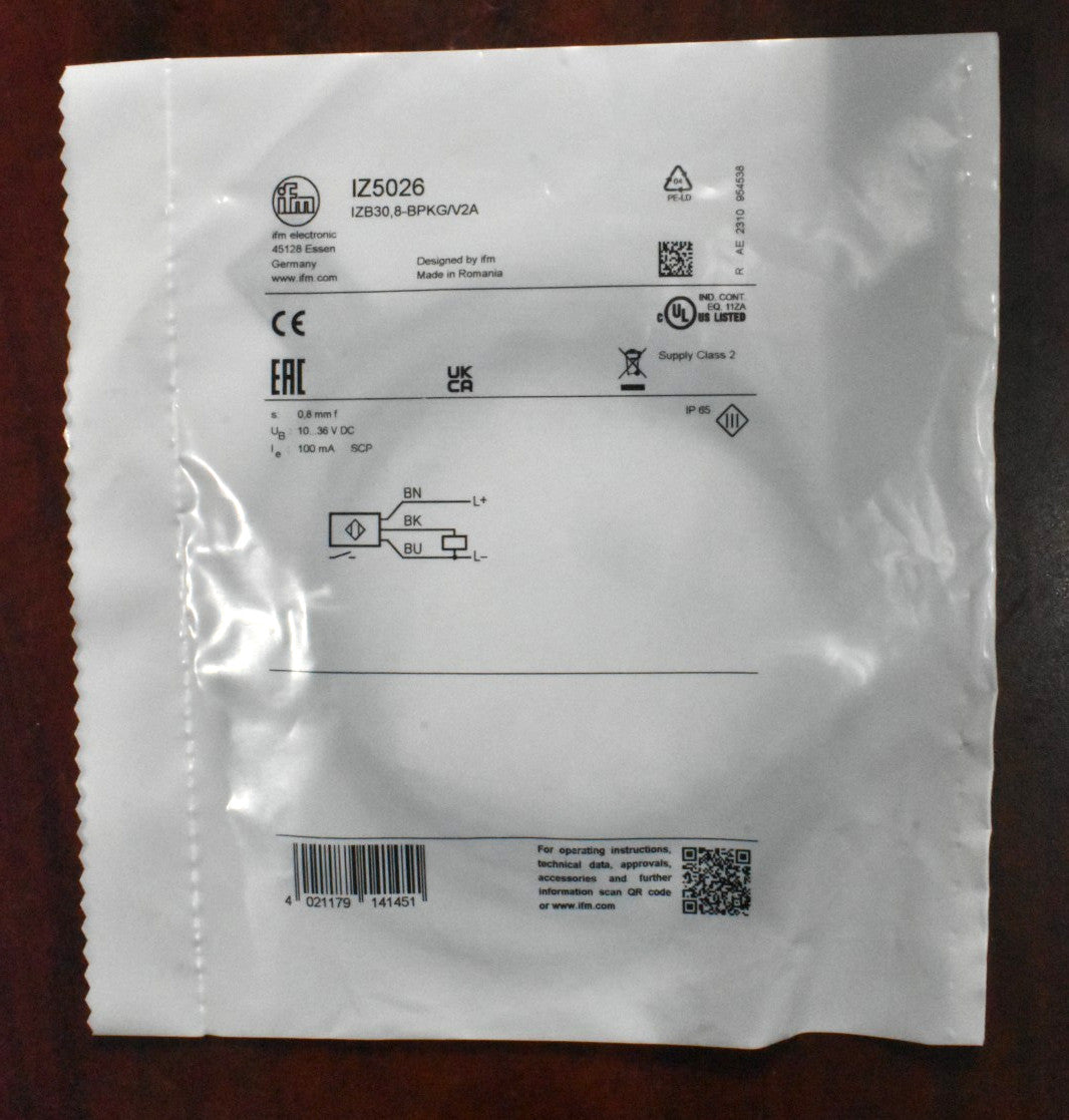 IFM Efector IZ5026 Inductive Sensor New