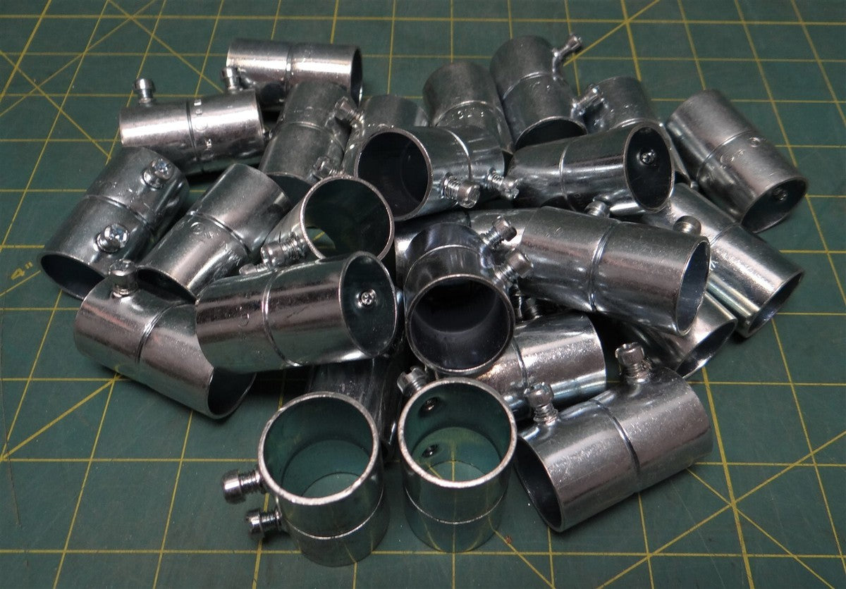 (25) 3/4" Crouse Hinds 461 Set Screw Type Conduit Coupling for EMT 