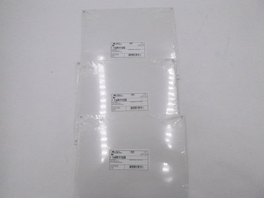 3 Pack Hammond Manufacturing 14R1109 Flat Inner Panel for 12" x 10"