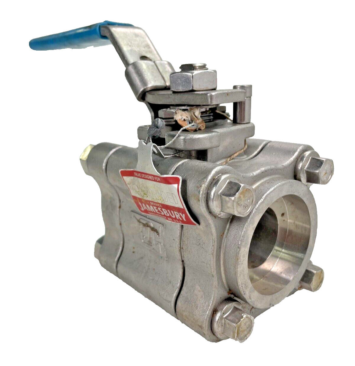JAMESBURY 4C-FTG-3600-XTB2 Stainless Ball Valve 1-1/2" Socket Weld 1440-psi