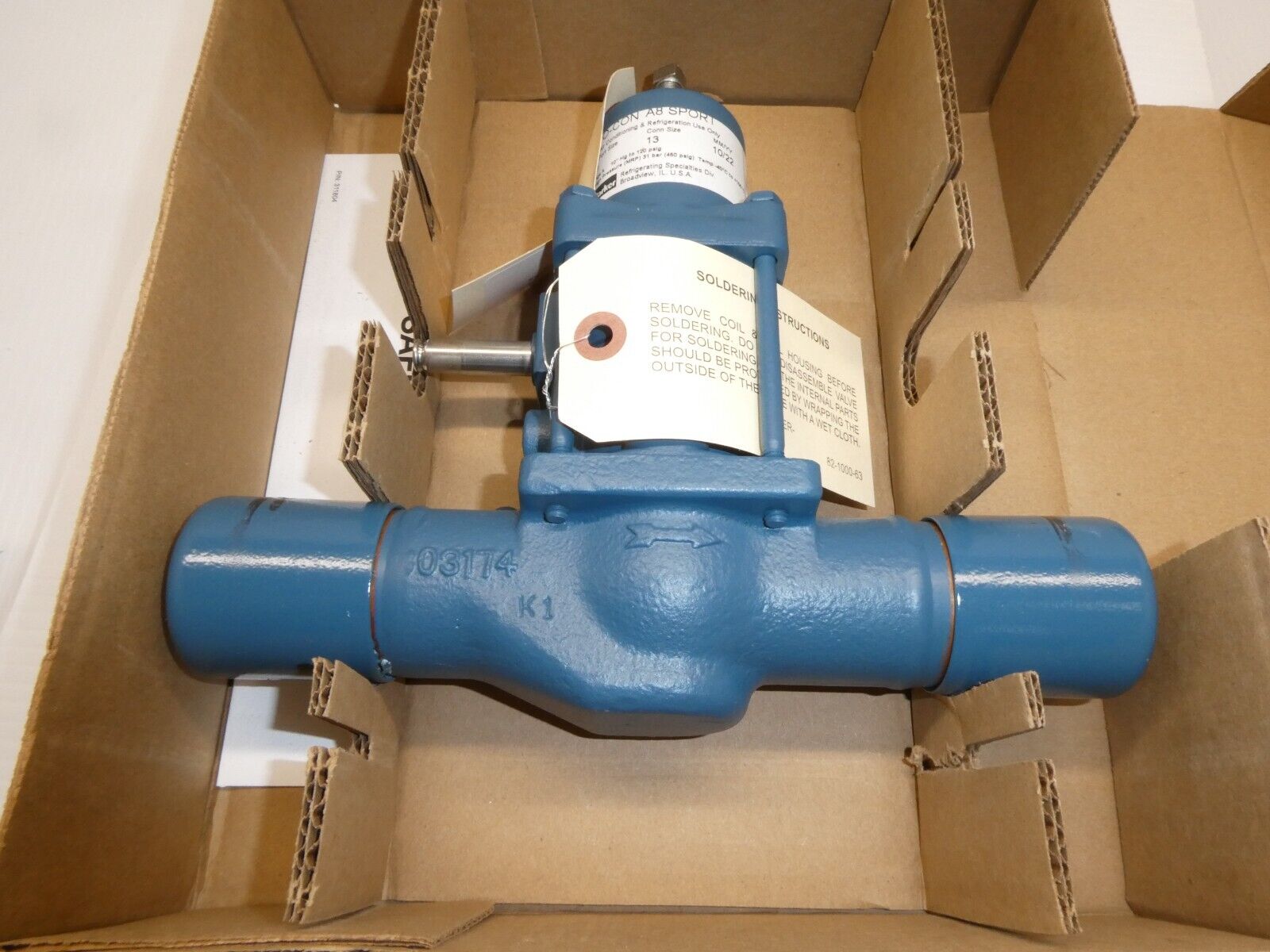 Parker FLO-CON Inlet Pressure Regulator A8 Sport 103557 Port 09 Conn Size 13