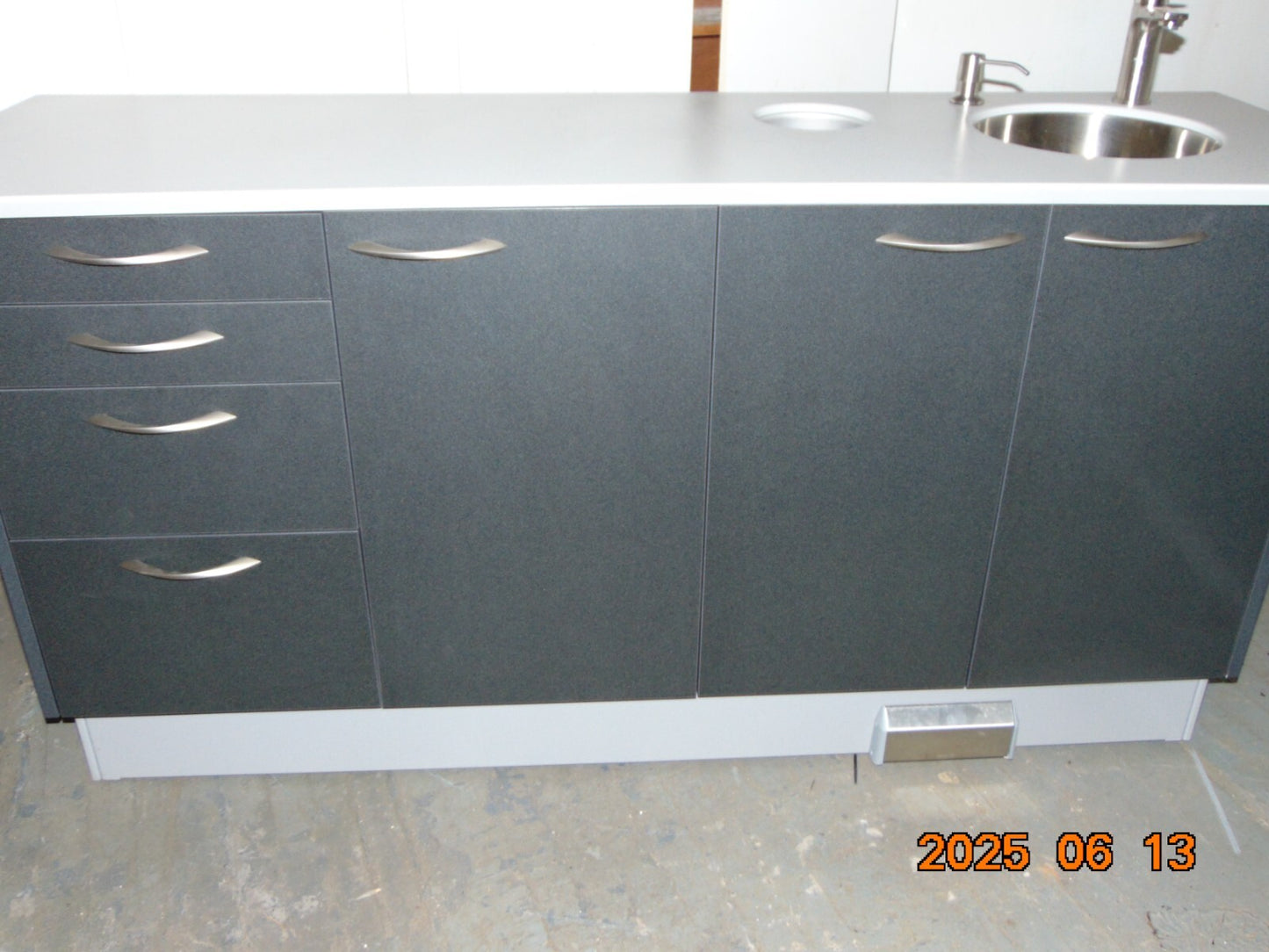 (1) NEW ADEC  Dental Cabinet WITH SINK AND FAUCET  64 X 19 X 33" TALL