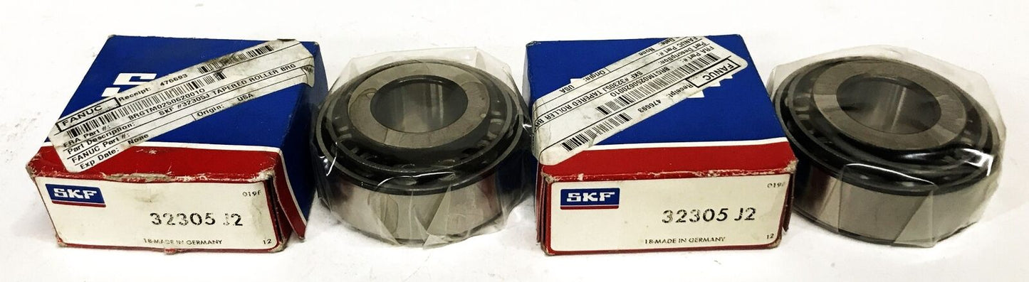 SKF Tapered Roller Bearing Cone and Cup 32305J2 [Lot of 2] NOS