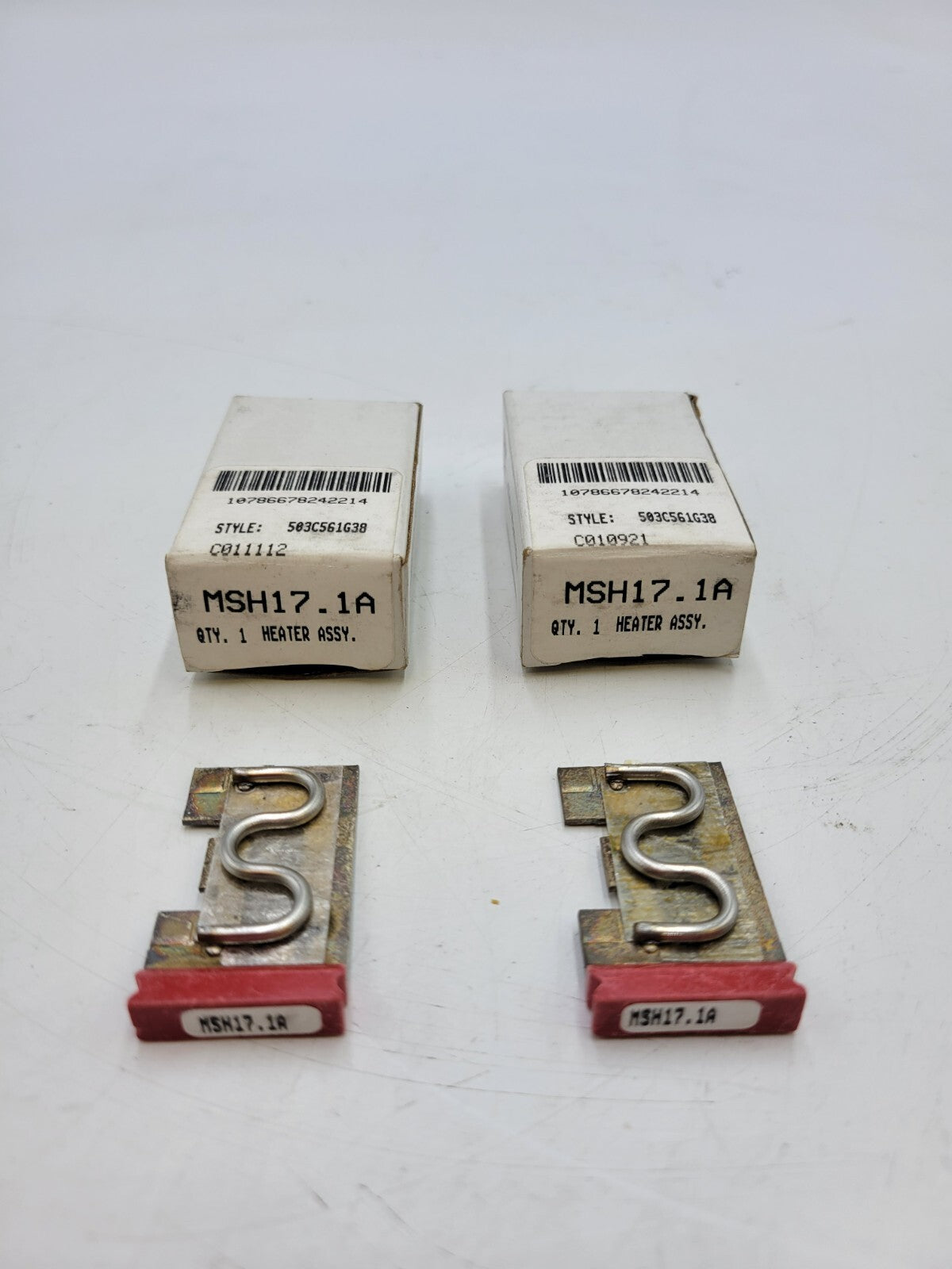 2Pc Cutler-Hammer MSH17.1A Thermal Overload Relay Heater 17.1 Amp NOS 2 Pieces