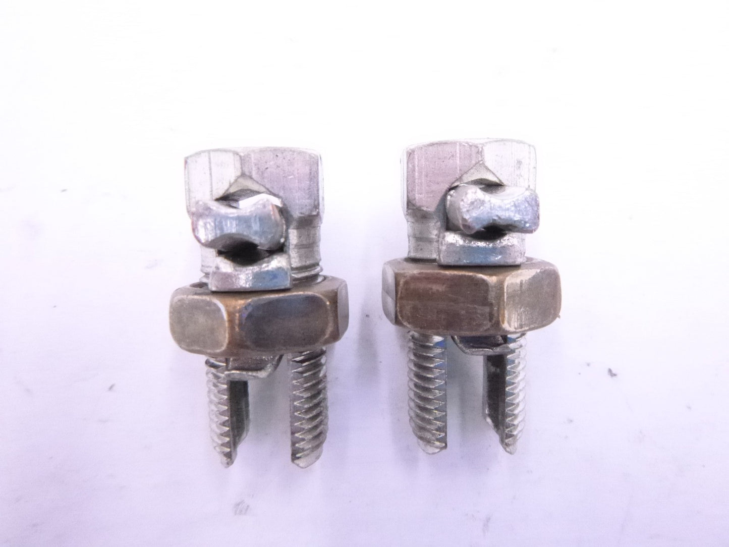 2 Pack Blackburn 2HPS #2 Aluminum Copper Split Bolts