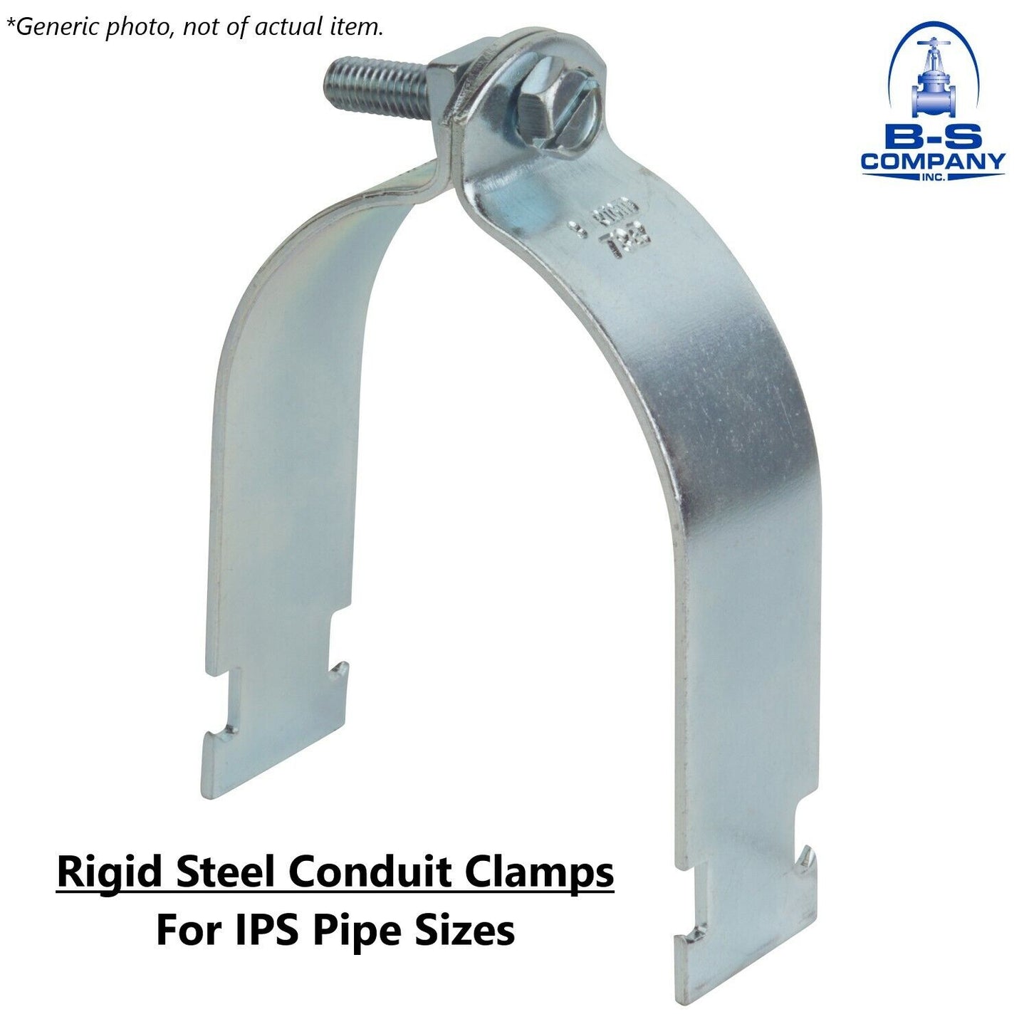 PHD Pipe Strut Clamp 2013 Zinc 6" (6.625 O.D.) Rigid Steel Conduit (Lot of 5)