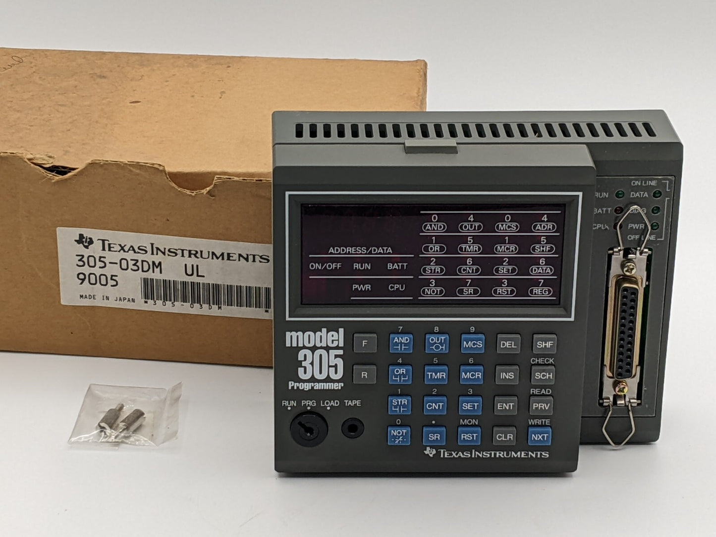 Texas Instruments 305-03DM 305-PRG Programmer Data Communications Module 5-VDC