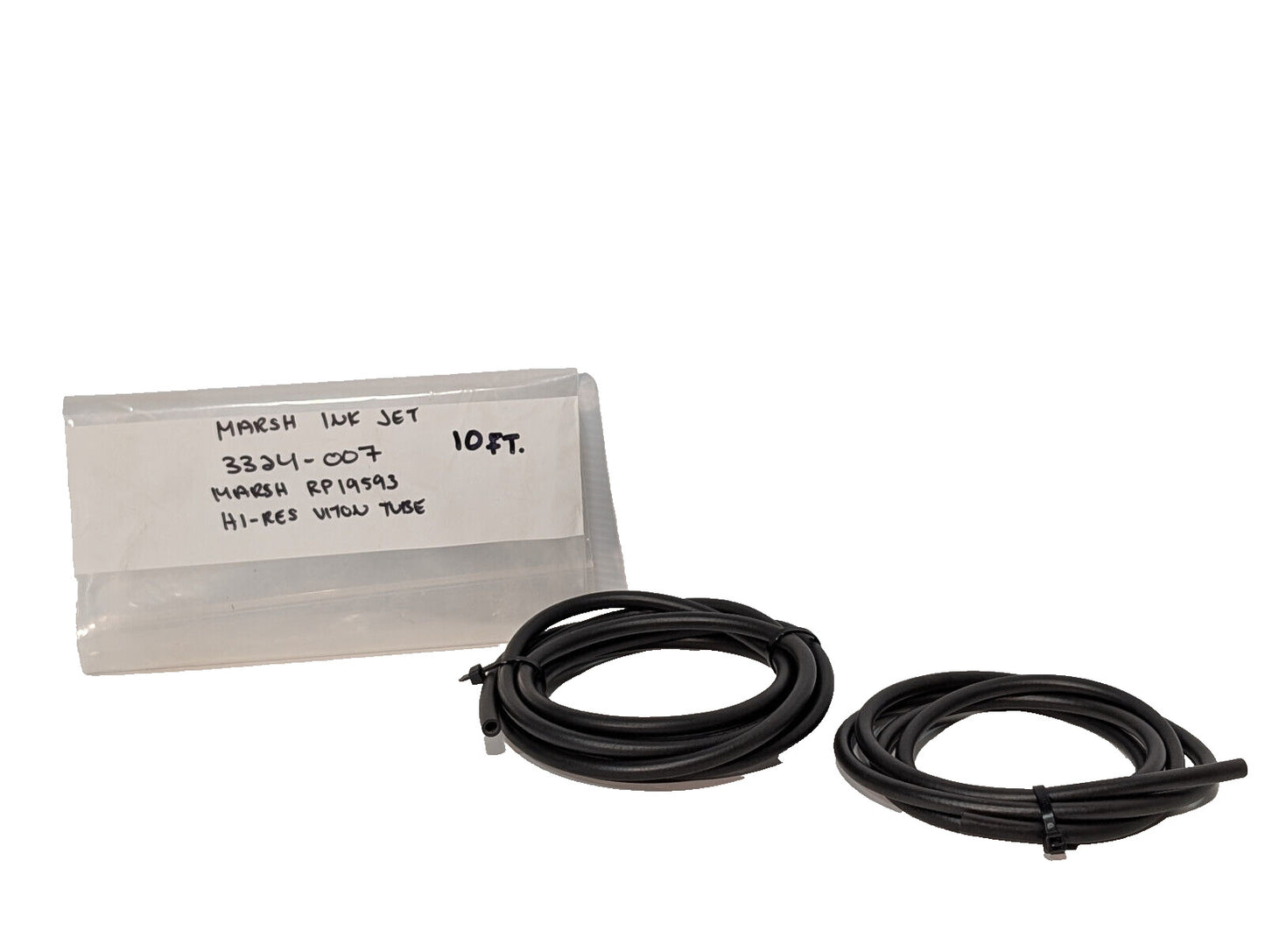 Marsh RP19593 10Ft Ink Jet Hi-Res Viton Black Hose Tube, 3324-007, 19593