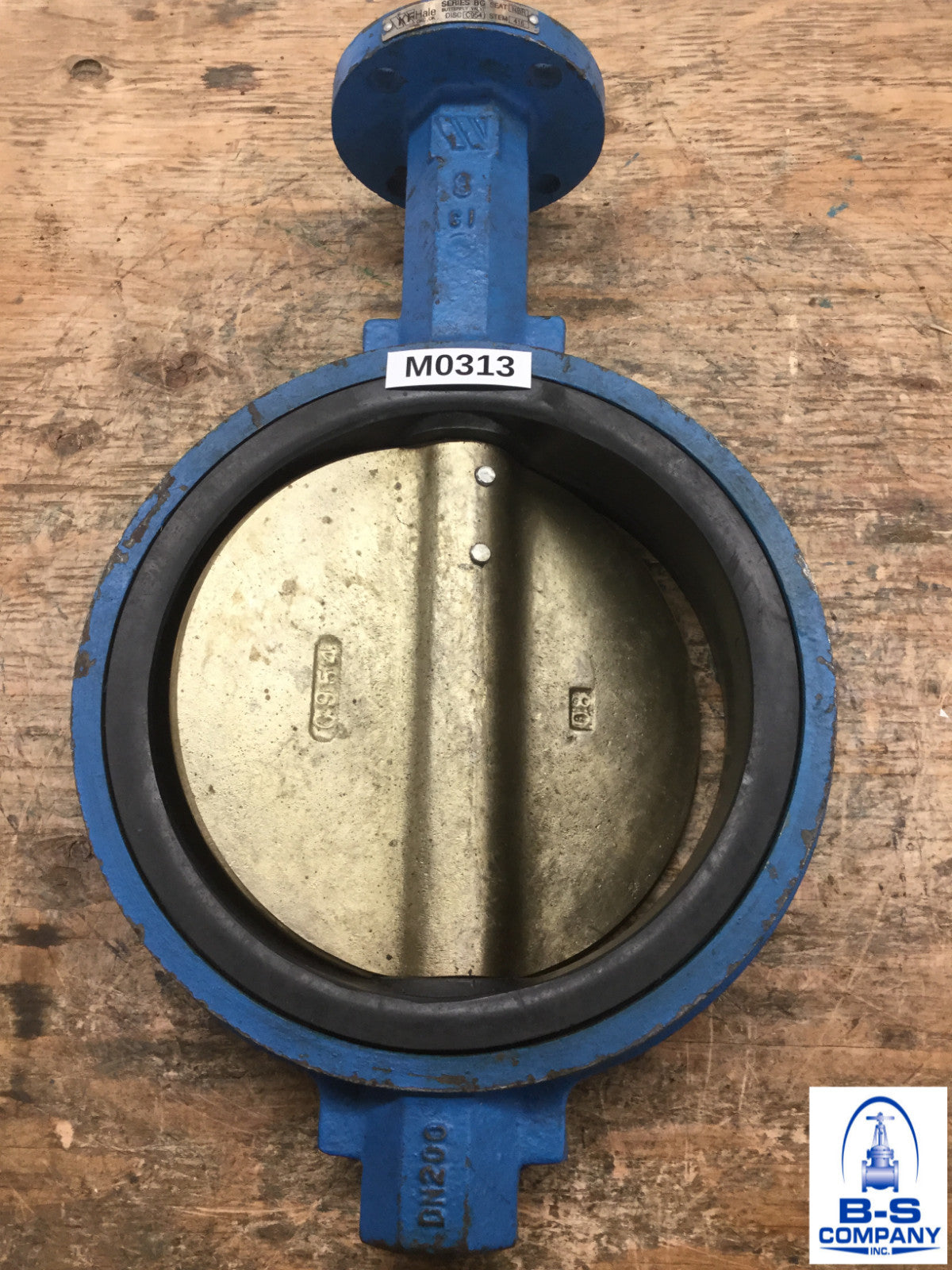 Butterfly Valve 8" 200 WOG Wafer Style KF BG Series Alum/Brz Disc EPDM Seat