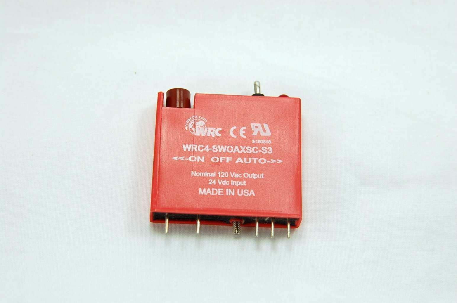 Lot of 10  Western Reserve - WRC4-SWOAXSC-S3 - Output Module, 125 VAC, Auto/Man.