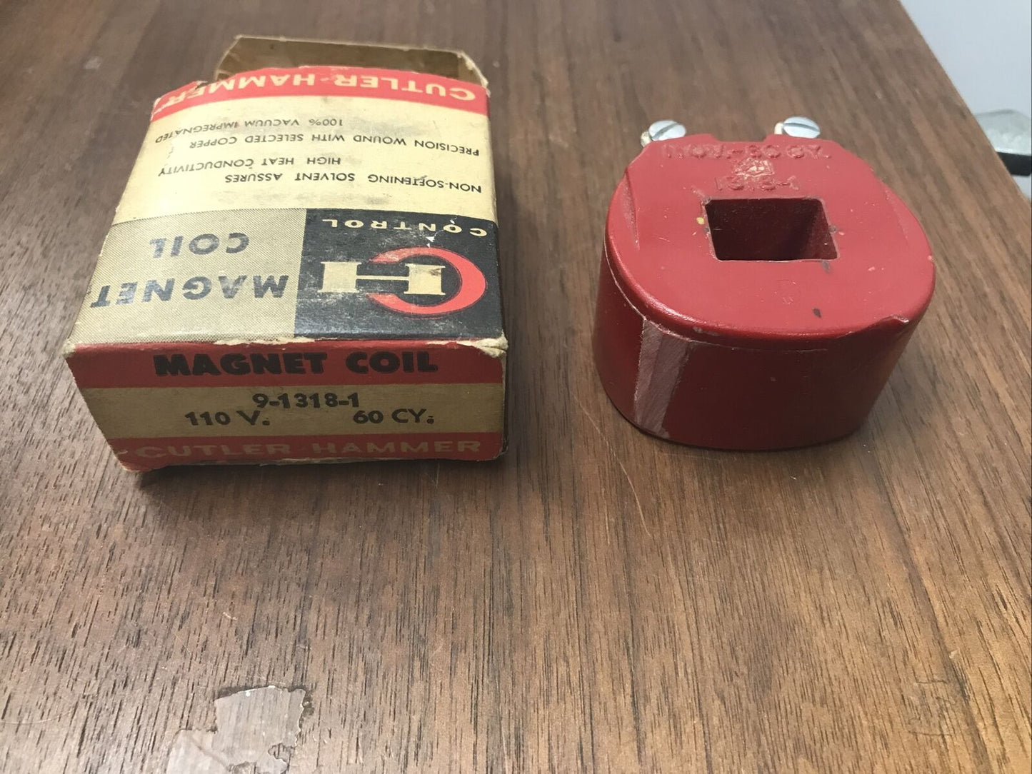 CUTLER HAMMER 9-1318-1 MAGNET COIL 110V 60CY Moisture Proof