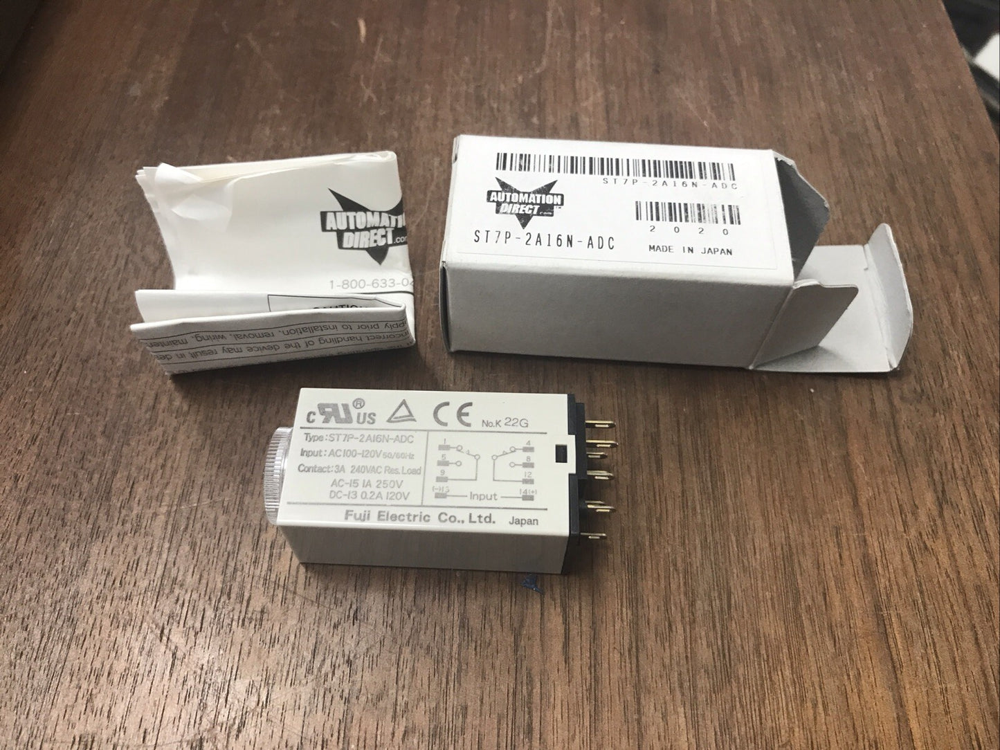 NEW IN BOX AUTOMATION DIRECT FUJI ELECTRIC TIMING RELAY ST7P-2A16N-ADC
