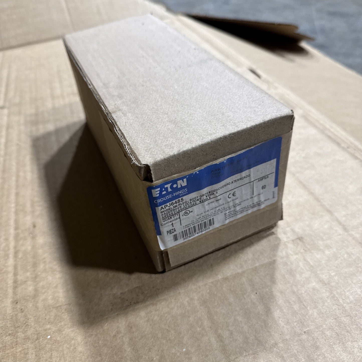 EATON CROUSE HINDS APJ6485 Model M4 ARKTITE 60 AMP PLUG Nema 4 Hazardous