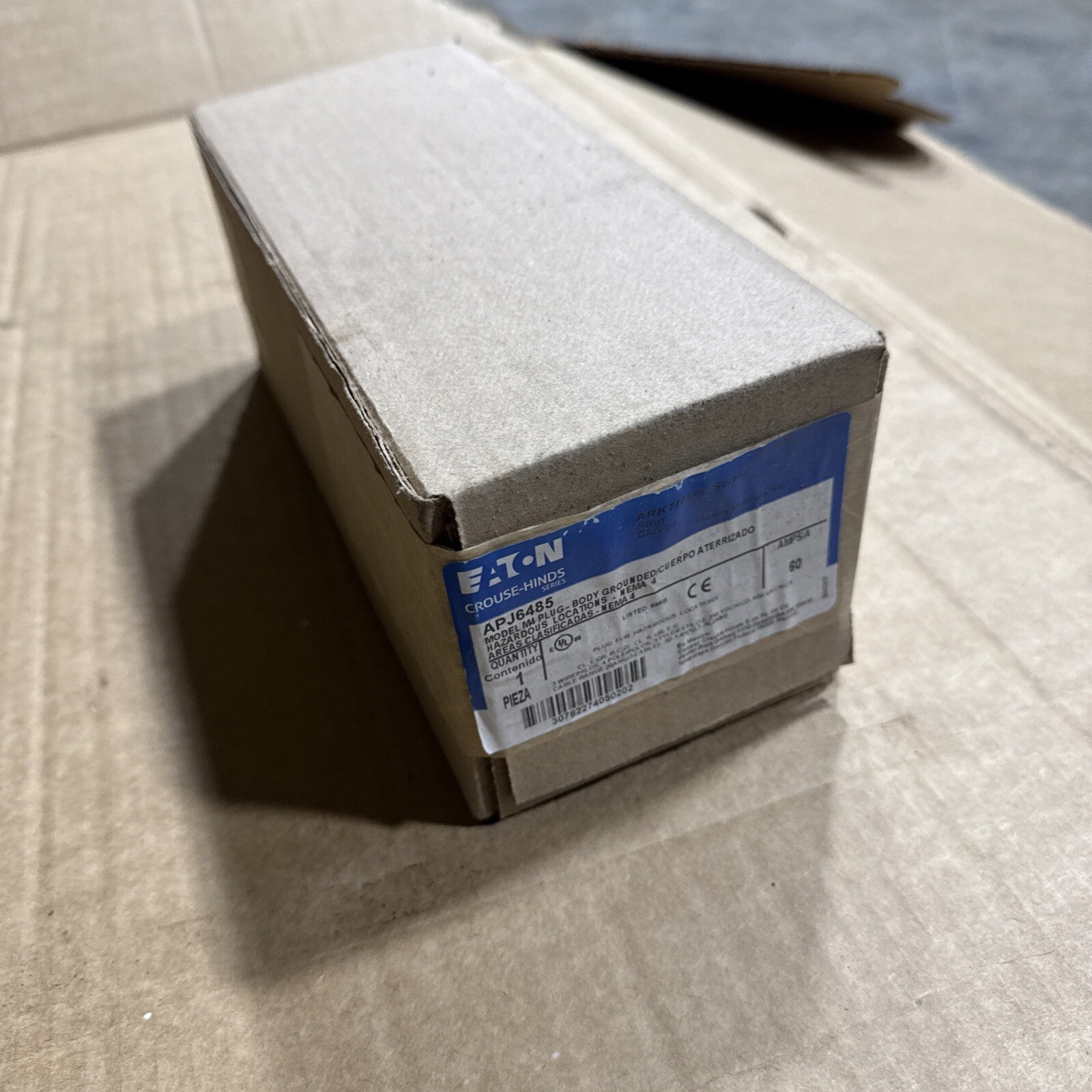 EATON CROUSE HINDS APJ6485 Model M4 ARKTITE 60 AMP PLUG Nema 4 Hazardous