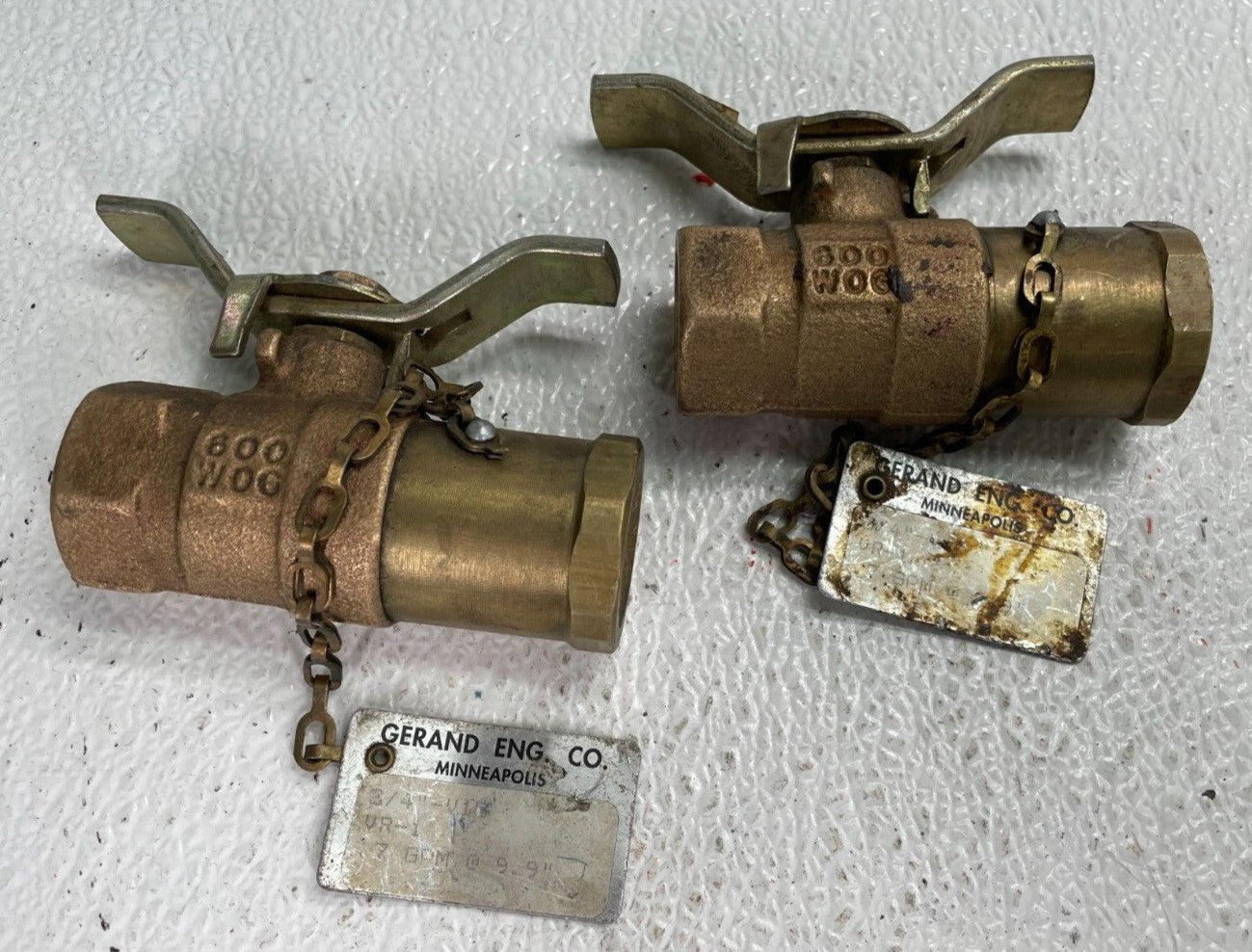 (2) Gerand Engineering BalValve-Venturis 3/4" NPT, V-15 7-GPM @ 9.9"