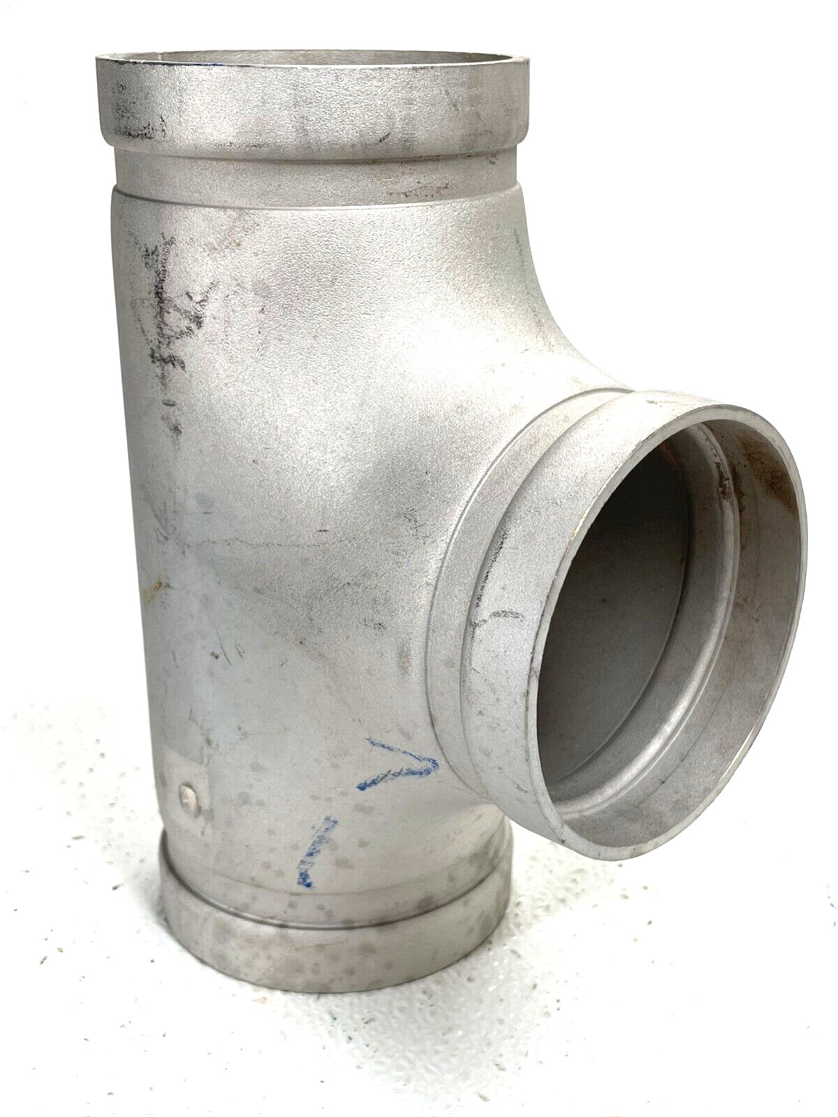 Anvil GRUVLOK A7060SS Tee 3" Schedule 10 304-Stainless Steel Grooved End Fitting