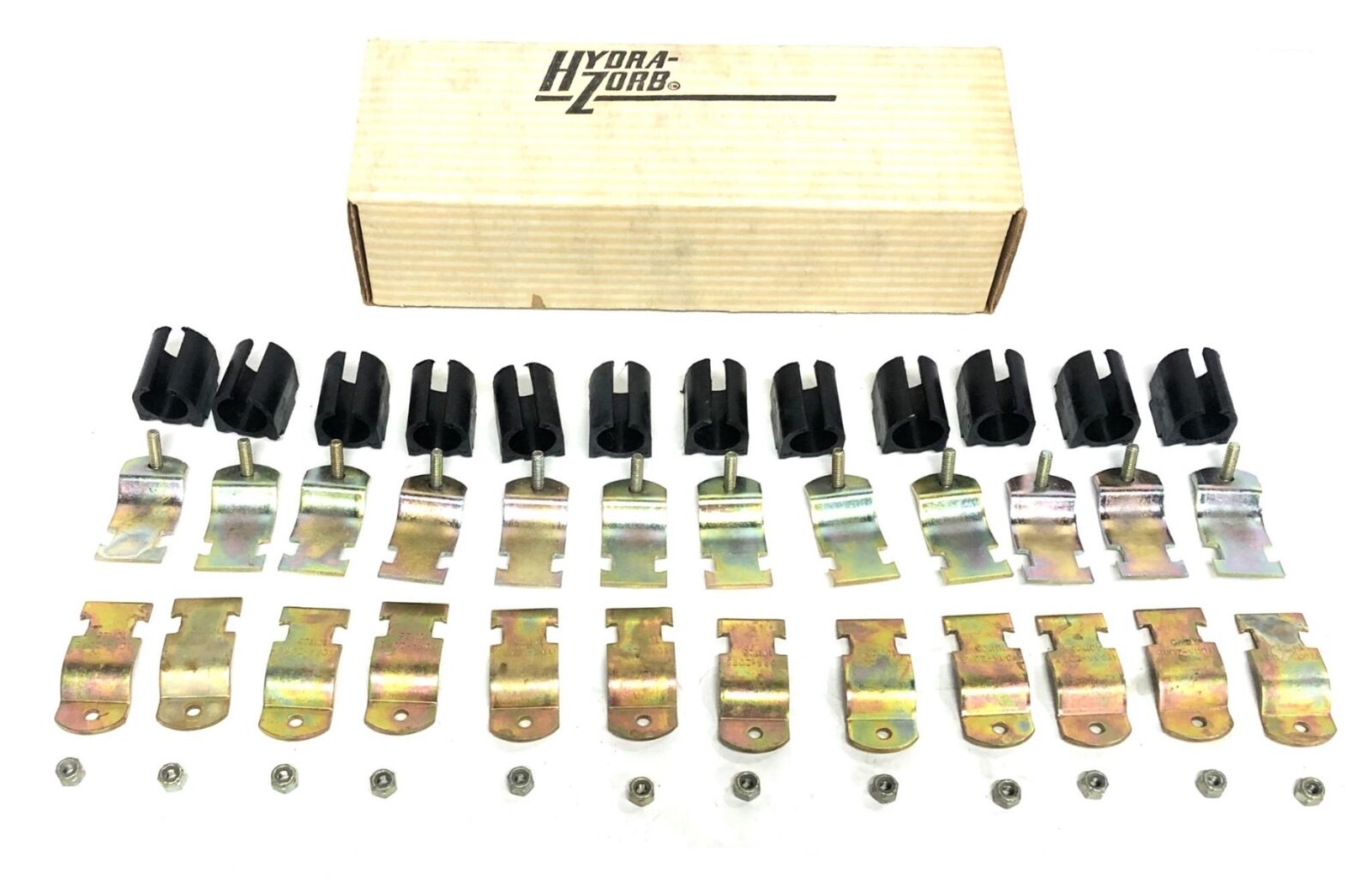 Hydra-Zorb 12 Piece Set 1 Inch Tube Clamp 100100 (101125) NOS