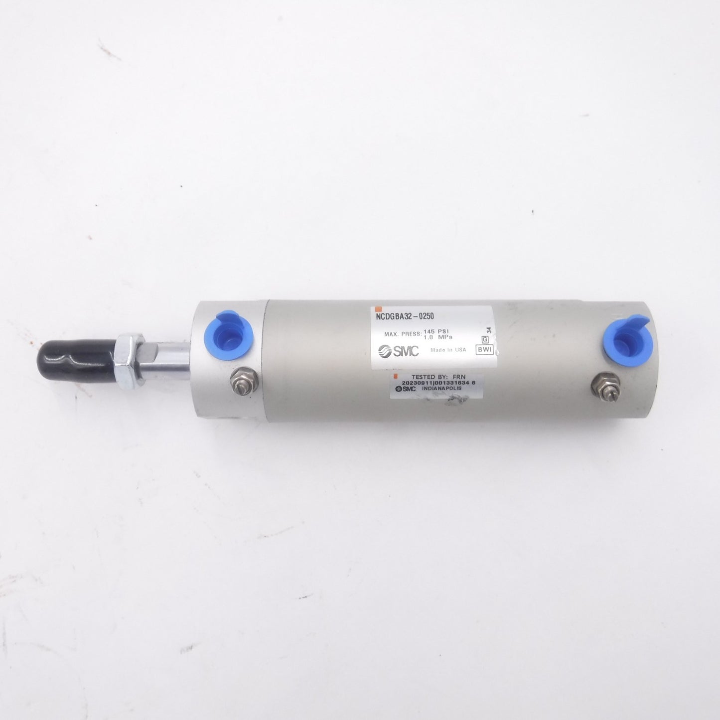 SMC NCDGBA32-0250 Round Body Cylinder Double Acting Single Rod 1-1/4" Bore Dia