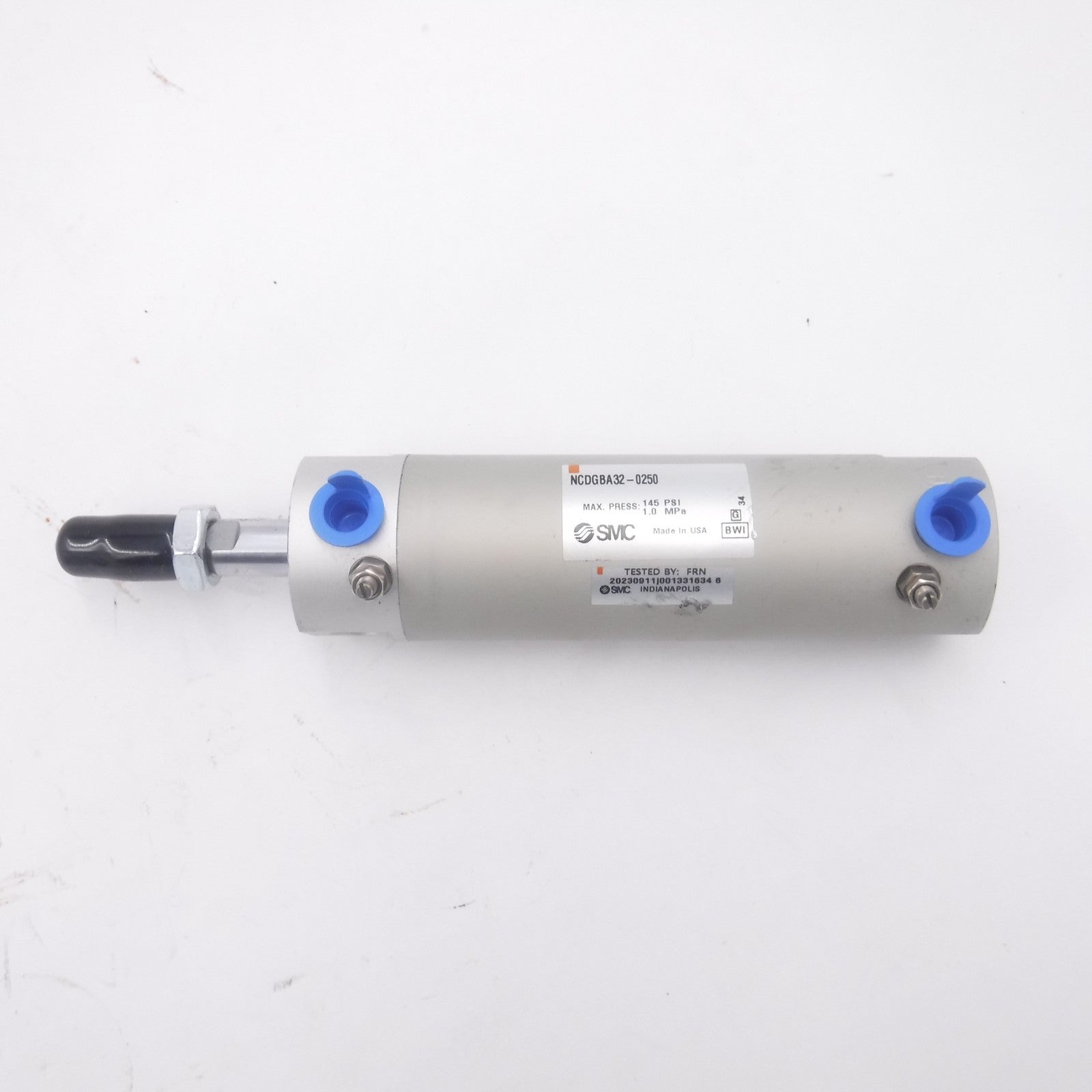 SMC NCDGBA32-0250 Round Body Cylinder Double Acting Single Rod 1-1/4" Bore Dia