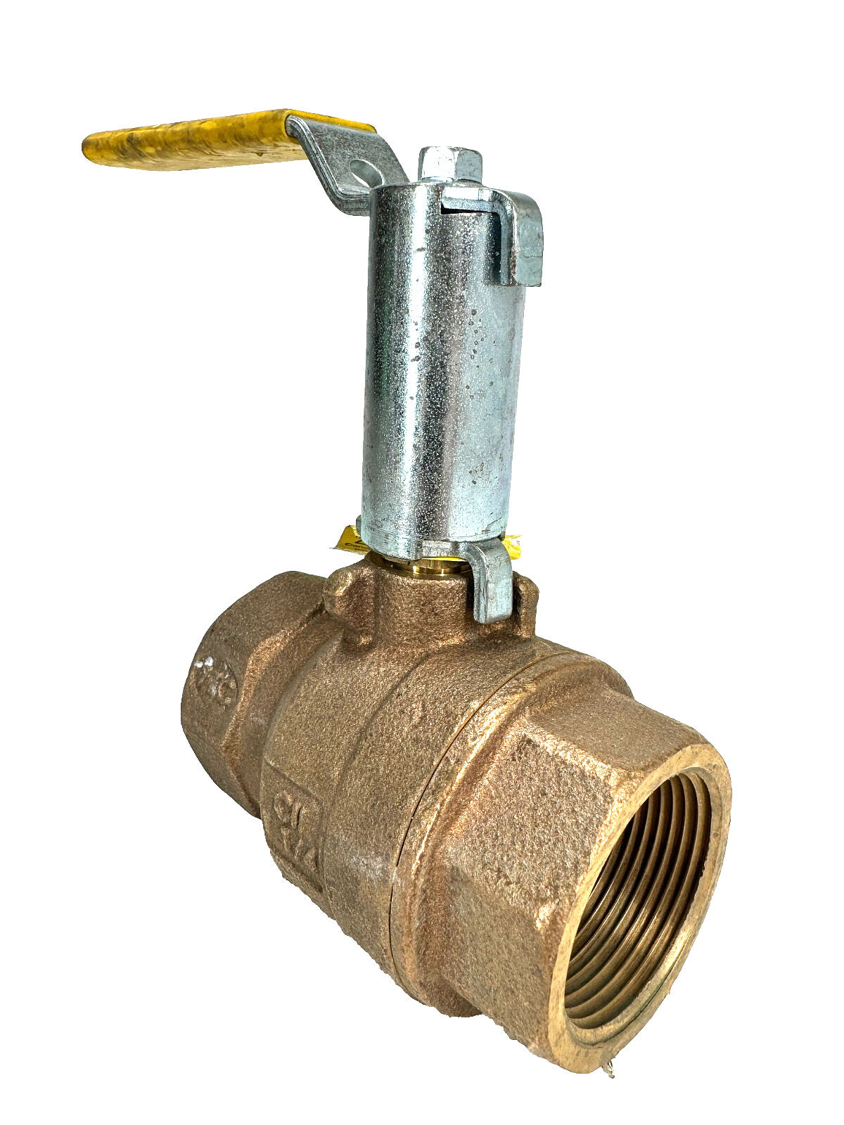 Apollo 77C-106-04A 1-1/4" NPT Bronze Full Port Ball Valve 600-CWP Stem Extension