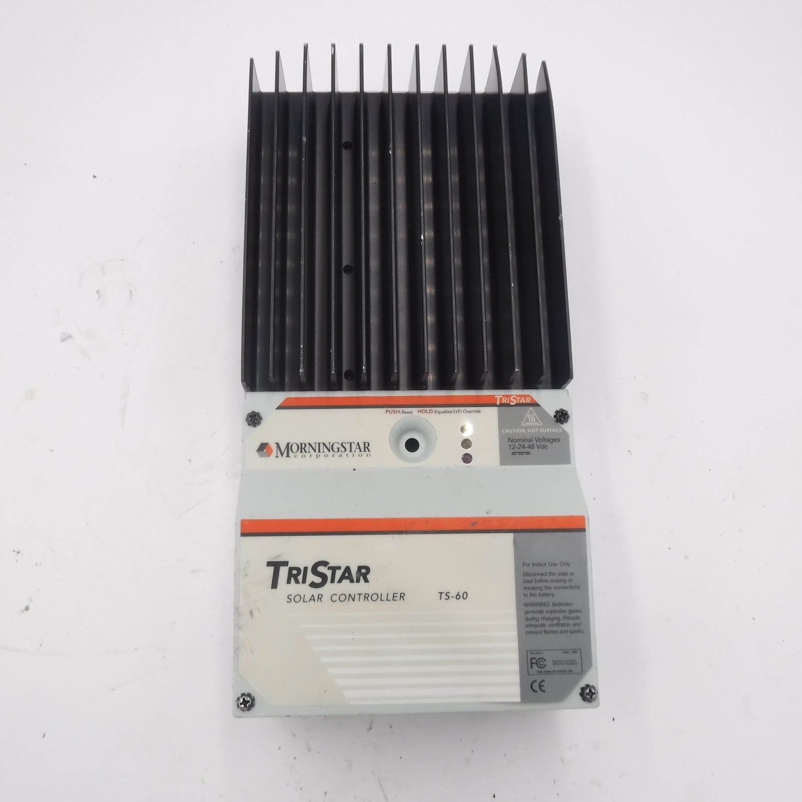 MorningStar TriStar PWM Solar Controller TS-60 No Display 60 Amp 12/24/48 Volt