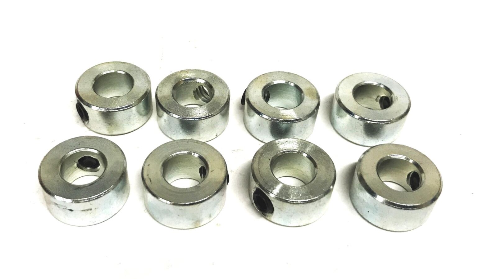 Climax 3/8 inch Steel Zinc Set Screw Collar C-037-ID [Lot of 8] NOS