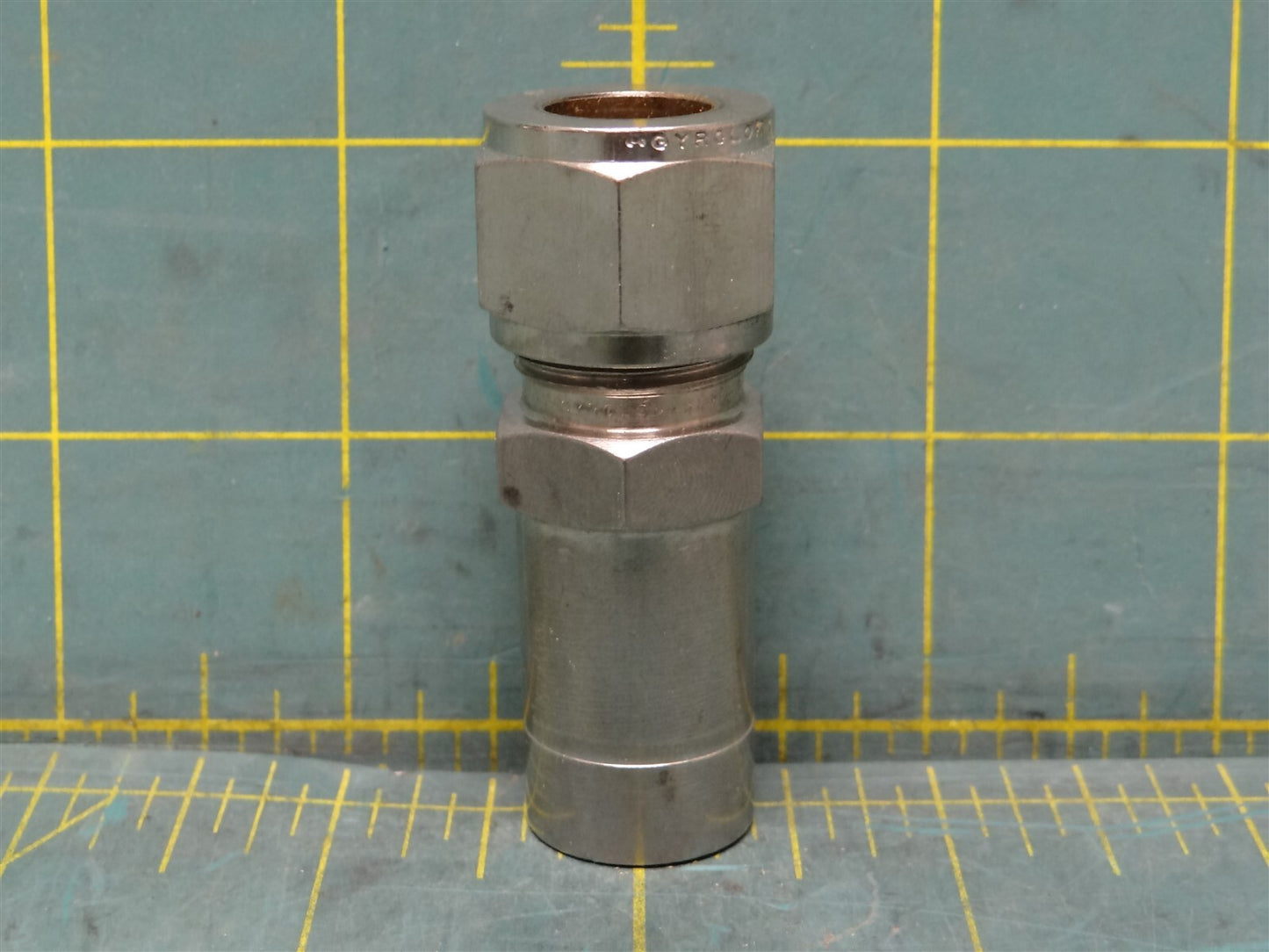 Gyrolok 8R12316 R Reducer, 1/2" Tube Fitting to 3/4" Tube Adaptor, 316 SS