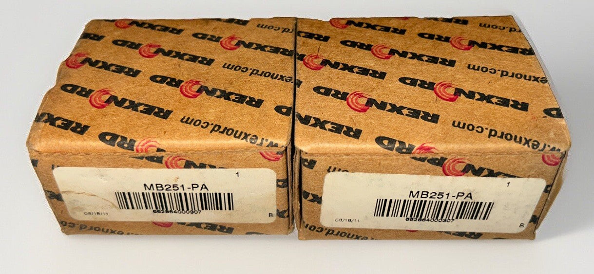 *QTY 2* Rexnord Bearings Part No MB251-PA.        AB