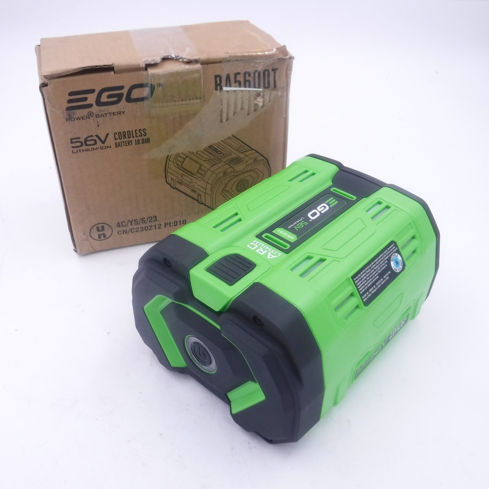 Genuine OEM EGO Power+ BA5600T 56V 10.0 Ah Battery w/ Upgraded Fuel Gauge