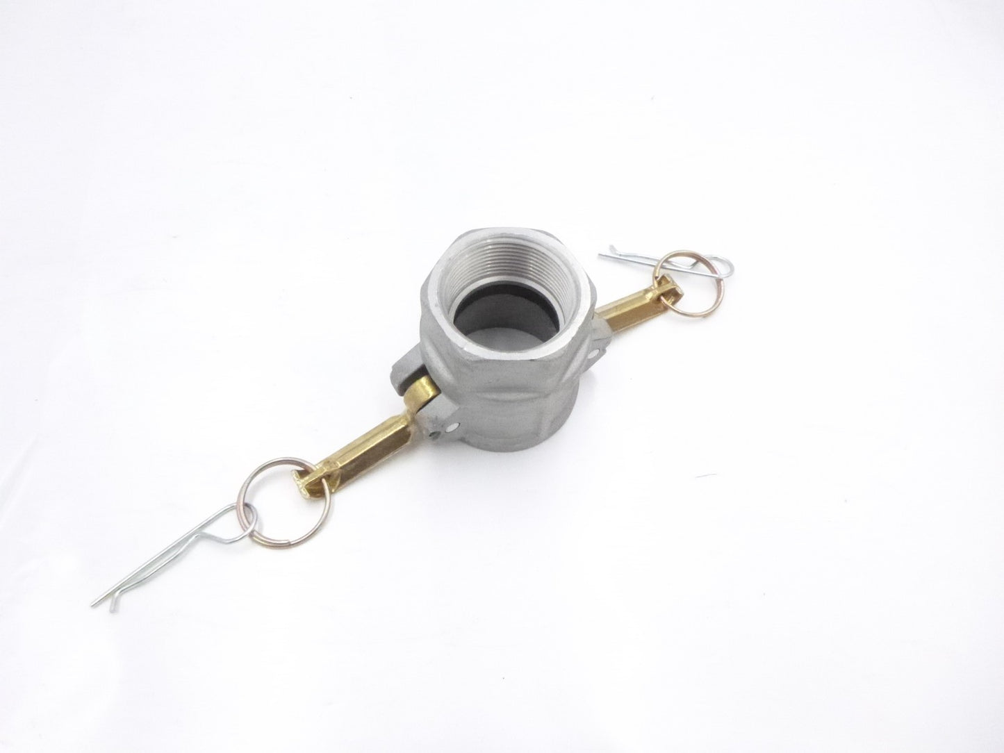 1-1/2" Type D Stainless Steel Camlock Female x Female NPT D150-SS Aluminum