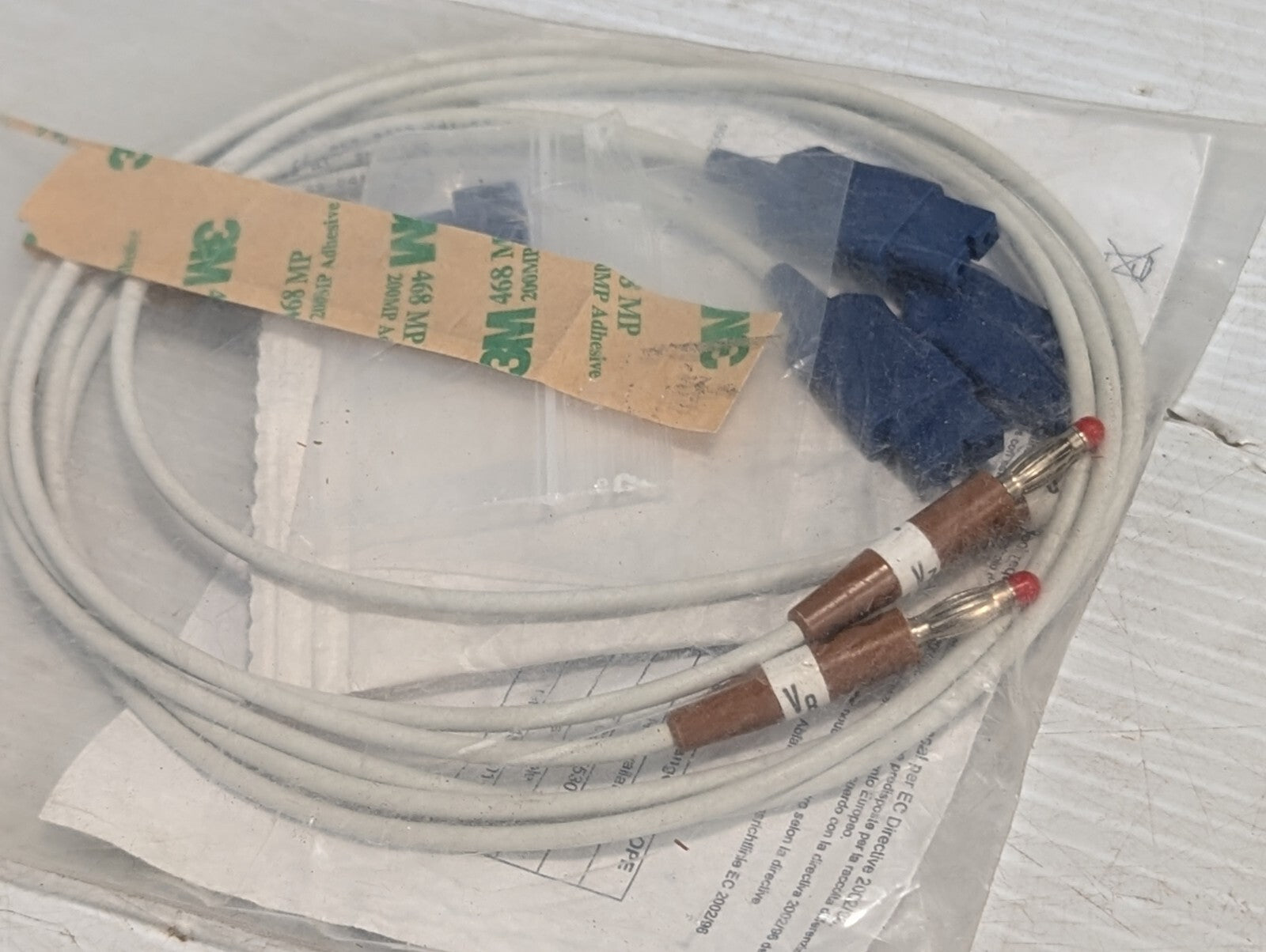 Mortara ECG Replacement Lead Wire Set, 3 Lead, Banana Plug End