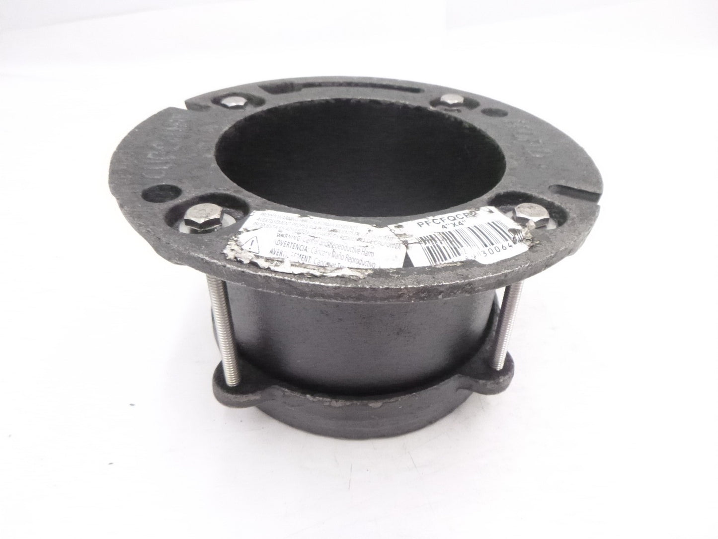 Proflo PFCFQCPP Code Blue 4" x 4" Cast Iron QuickConnect Closet Flange