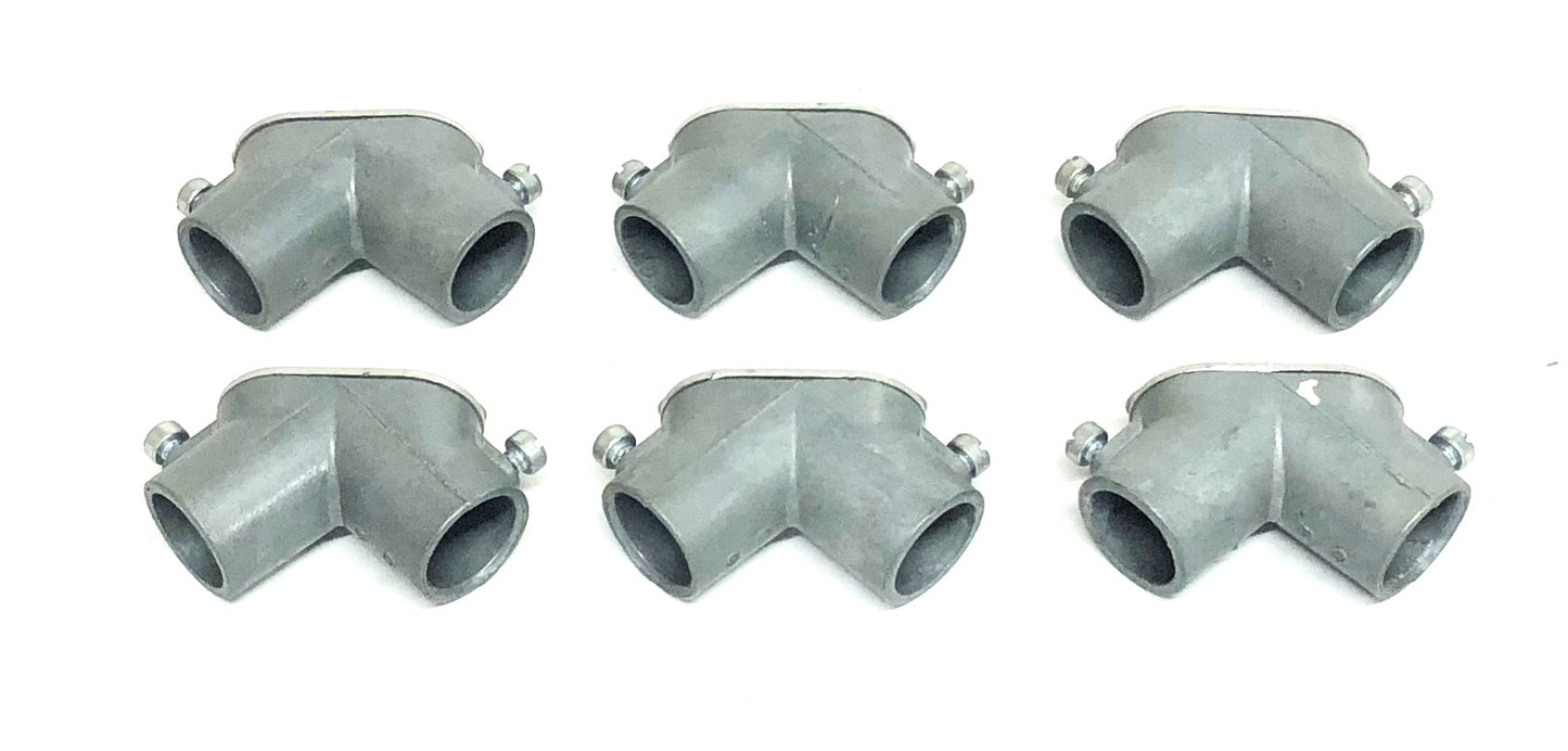 Unbranded Conduit Elbow 1/2 Inch [Lot of 6] NOS