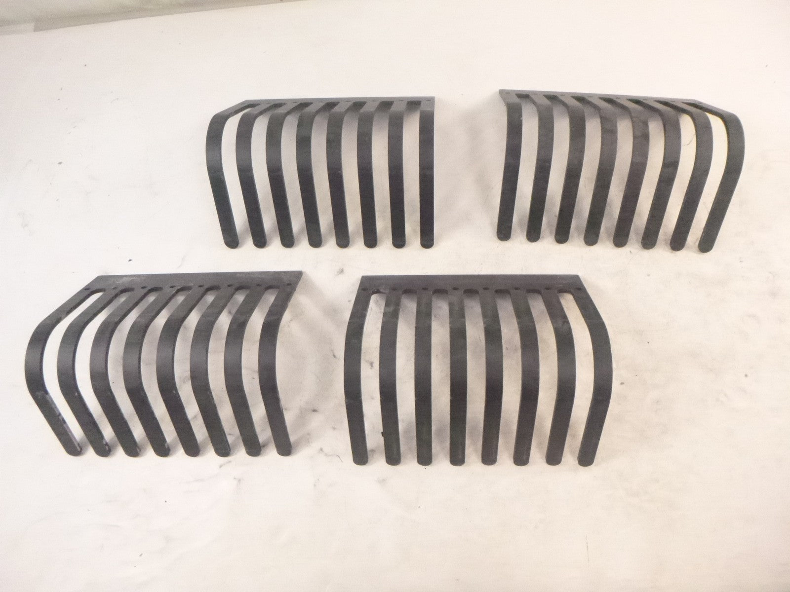 60" 4 Piece Landscape Rake Powdered Coated Steel For Towing Compact Tractors