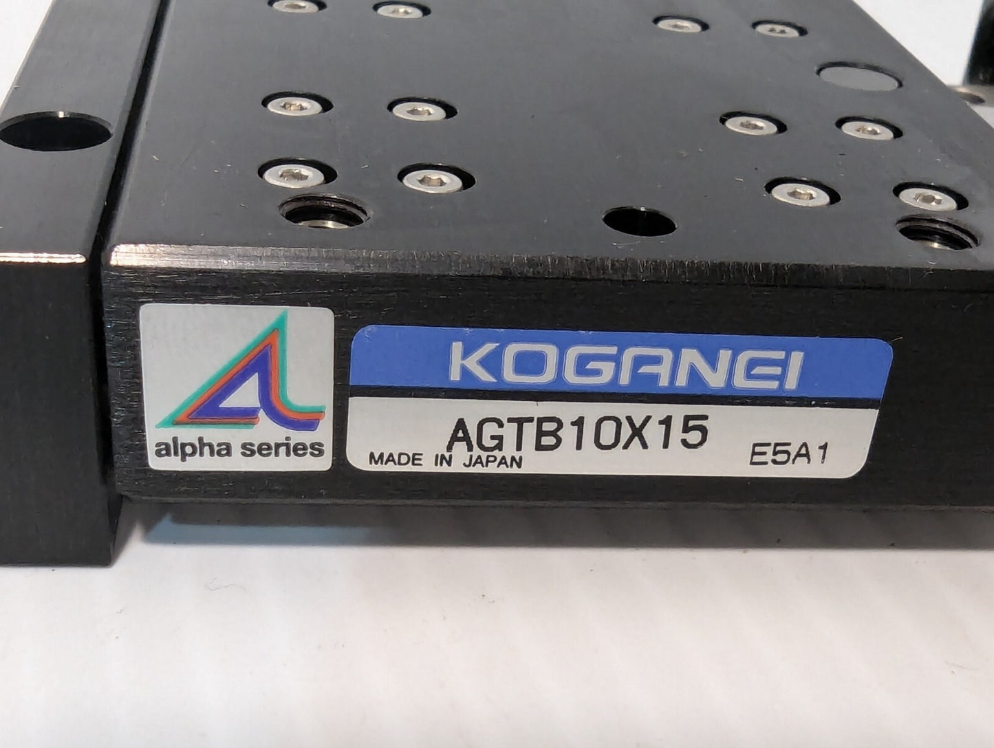 Koganei AGTB10X15 Guided Pneumatic Slide Cylinder+Returns