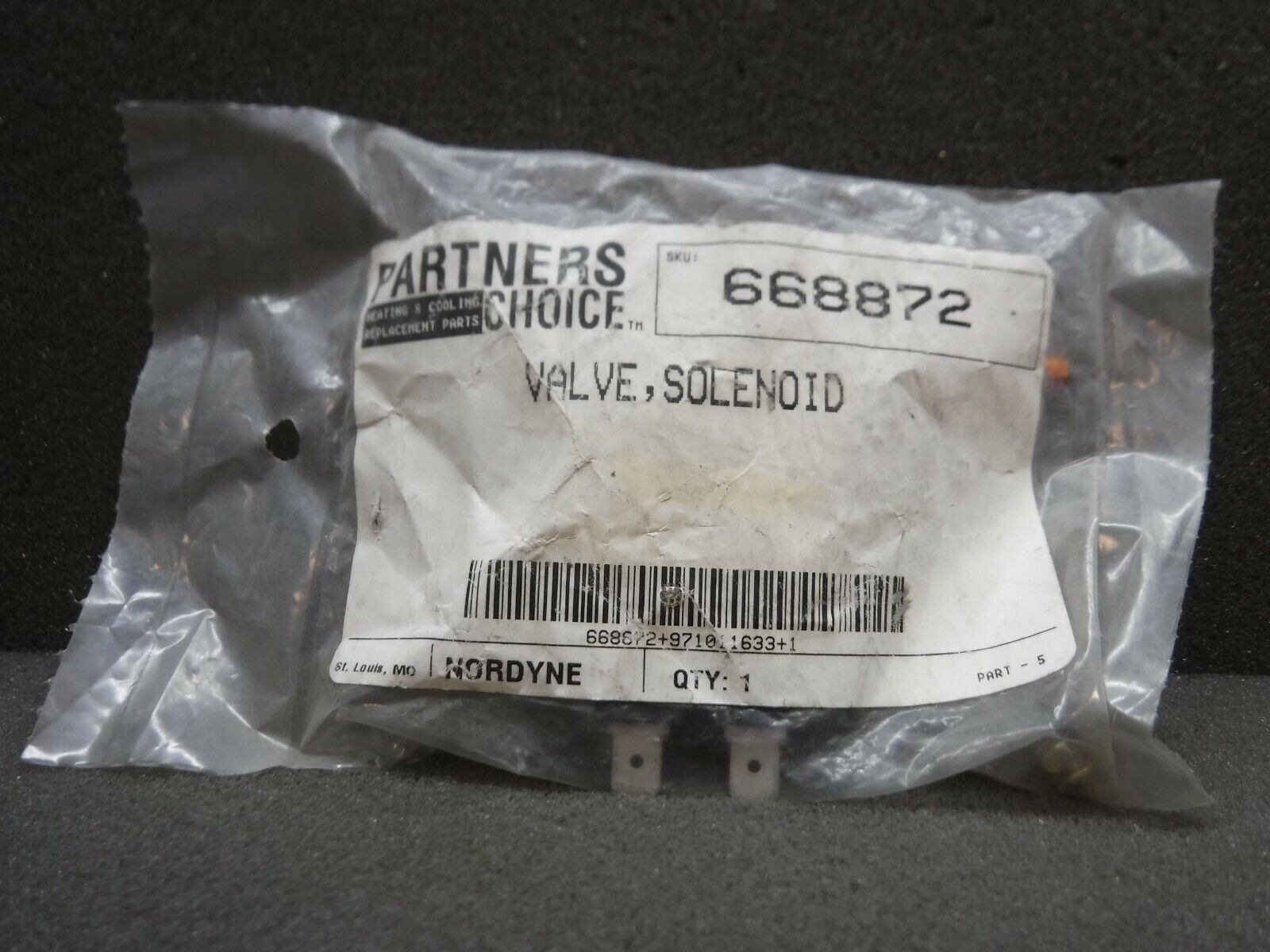 Partners Choice Nordyne 668872 Valve Solenoid (New)