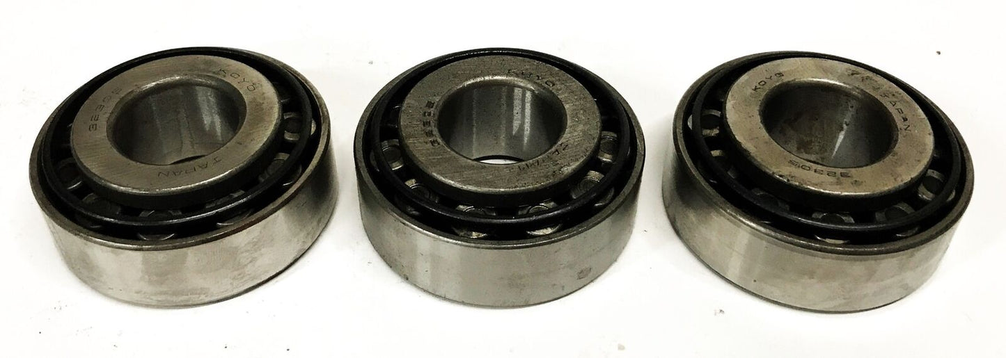 Koyo Tapered Roller Bearing Cone and Cup 32305 [Lot of 3] NOS