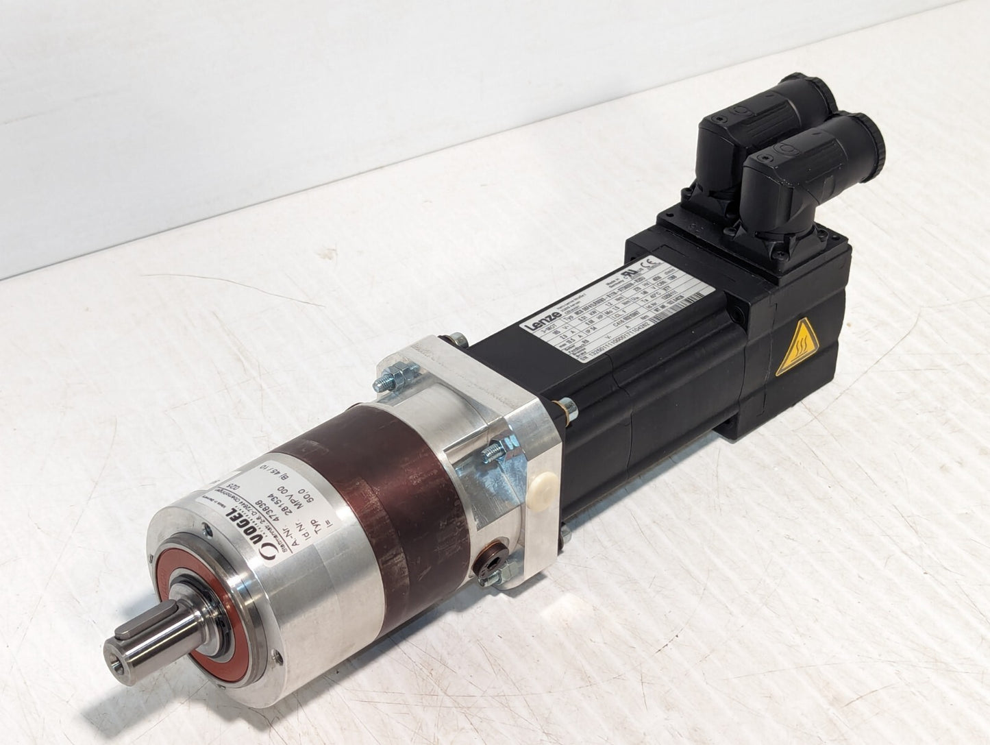 Lenze MCS 06F41LRS0B0-B11N-ST5S00N-R2SU motor w/ Vogel MPV00 473836 Gear Reducer