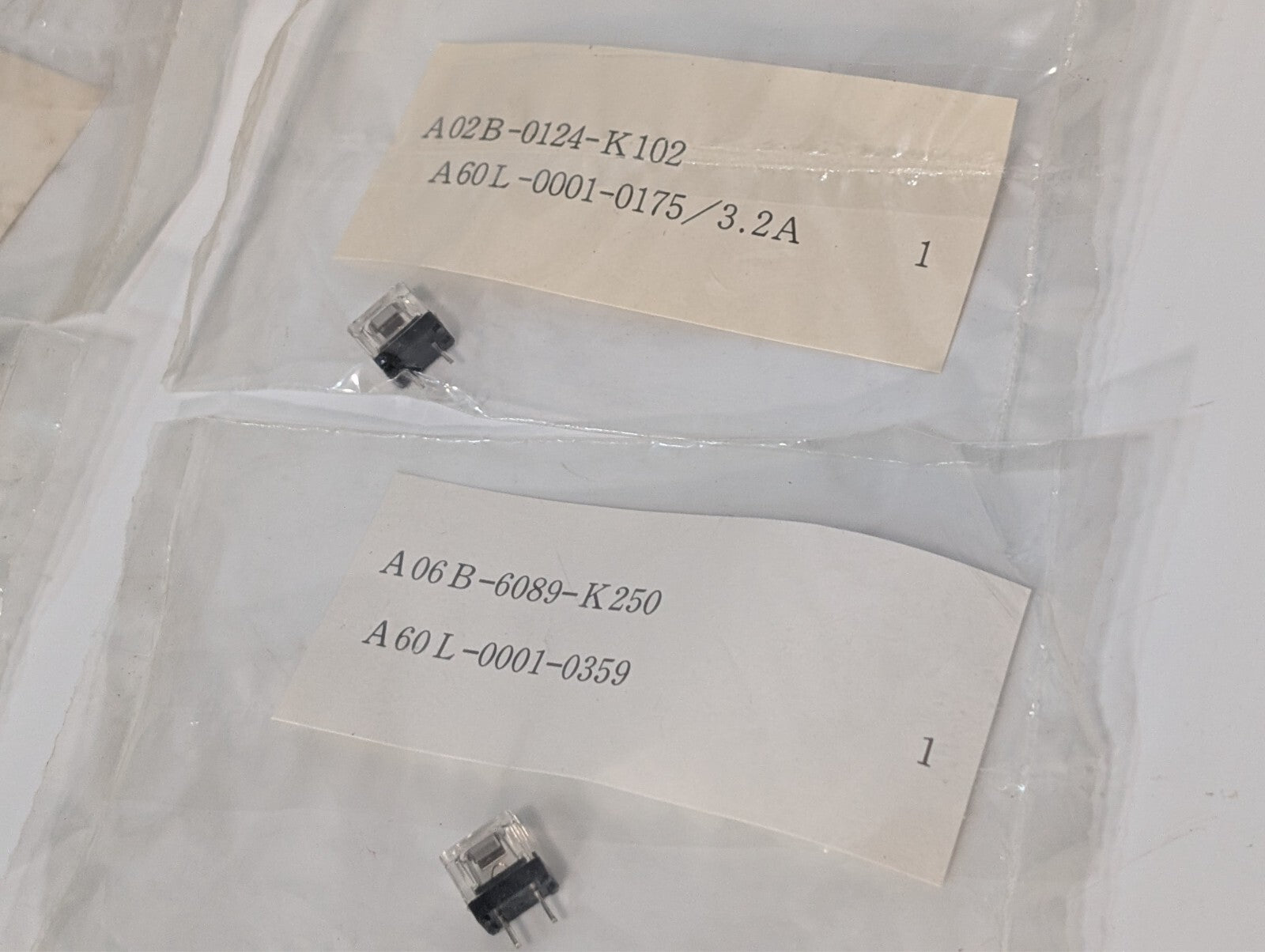 Lot of FANUC A03B-807-K101 A02B-124-K102 A06B-6089-K250 Fuse and Fuse Assembly